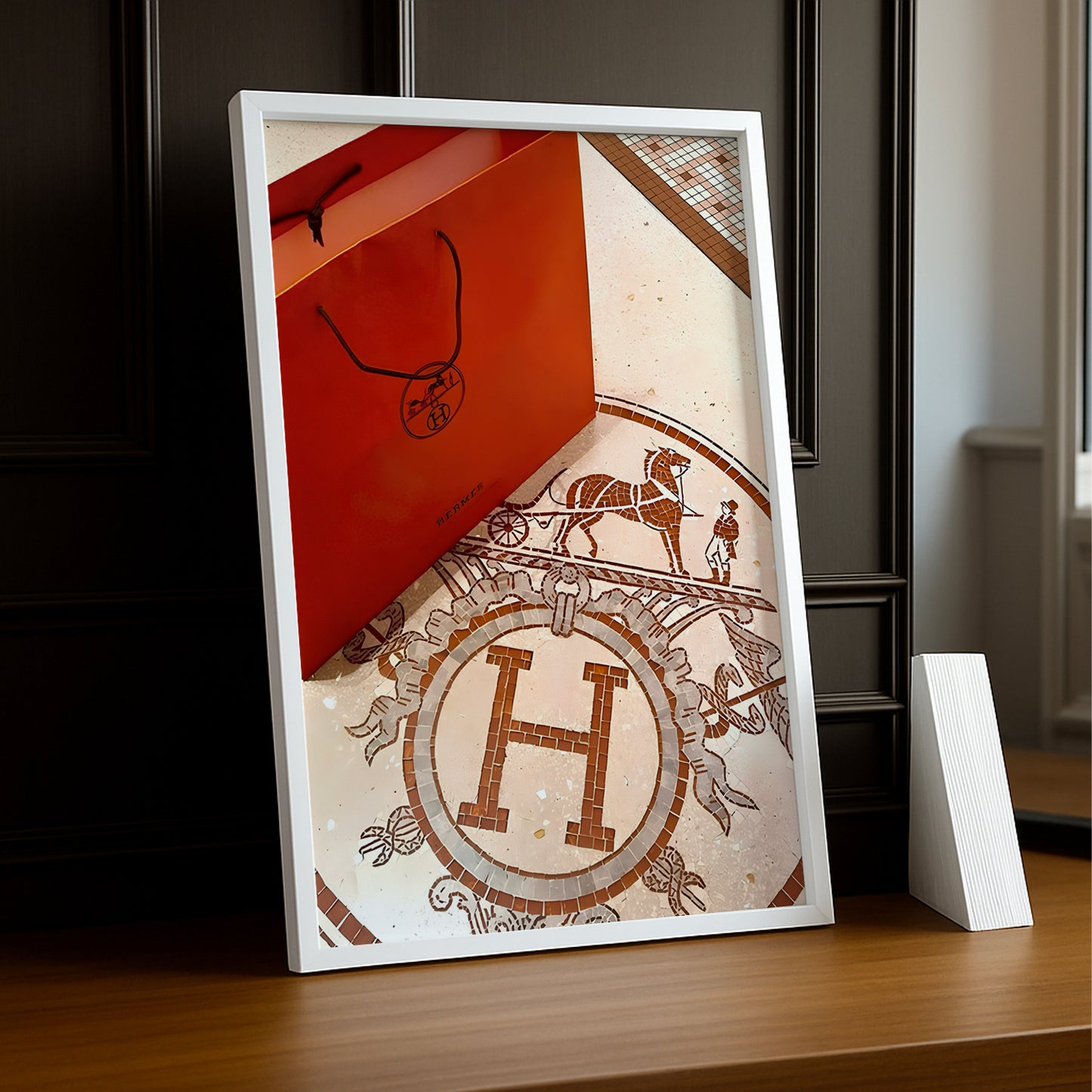 Cadre photo Hermès - Carrelage