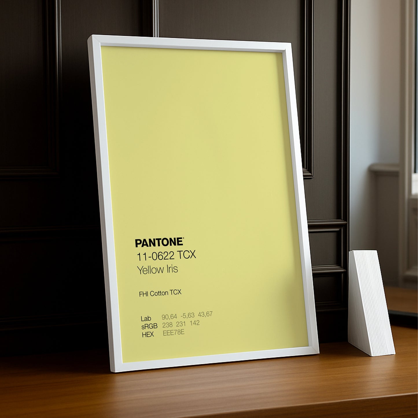 Cadre Photo Pantone - Yellow Iris