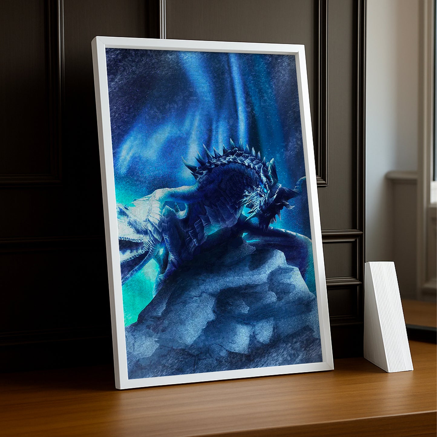 Cadre Photo Skyrim - Paarthurnax Illustration