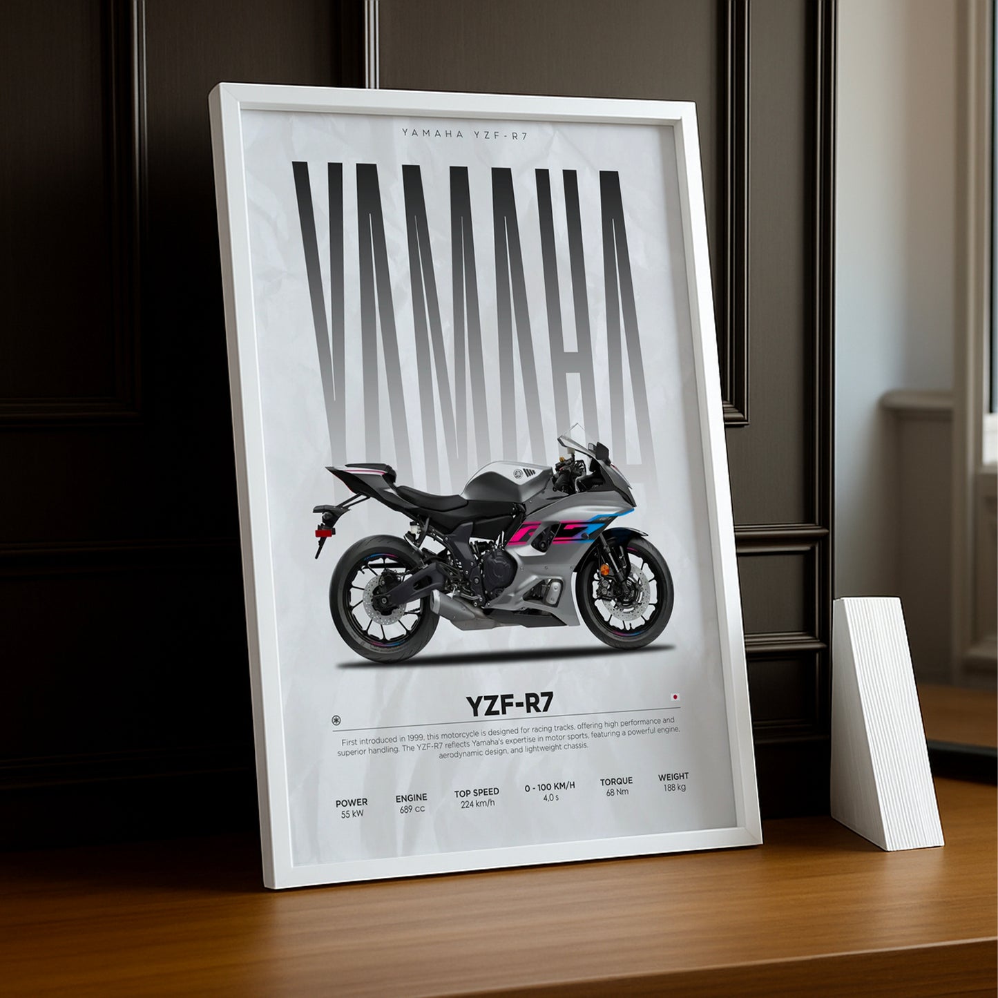 Marco de fotos Yamaha YZF-R7