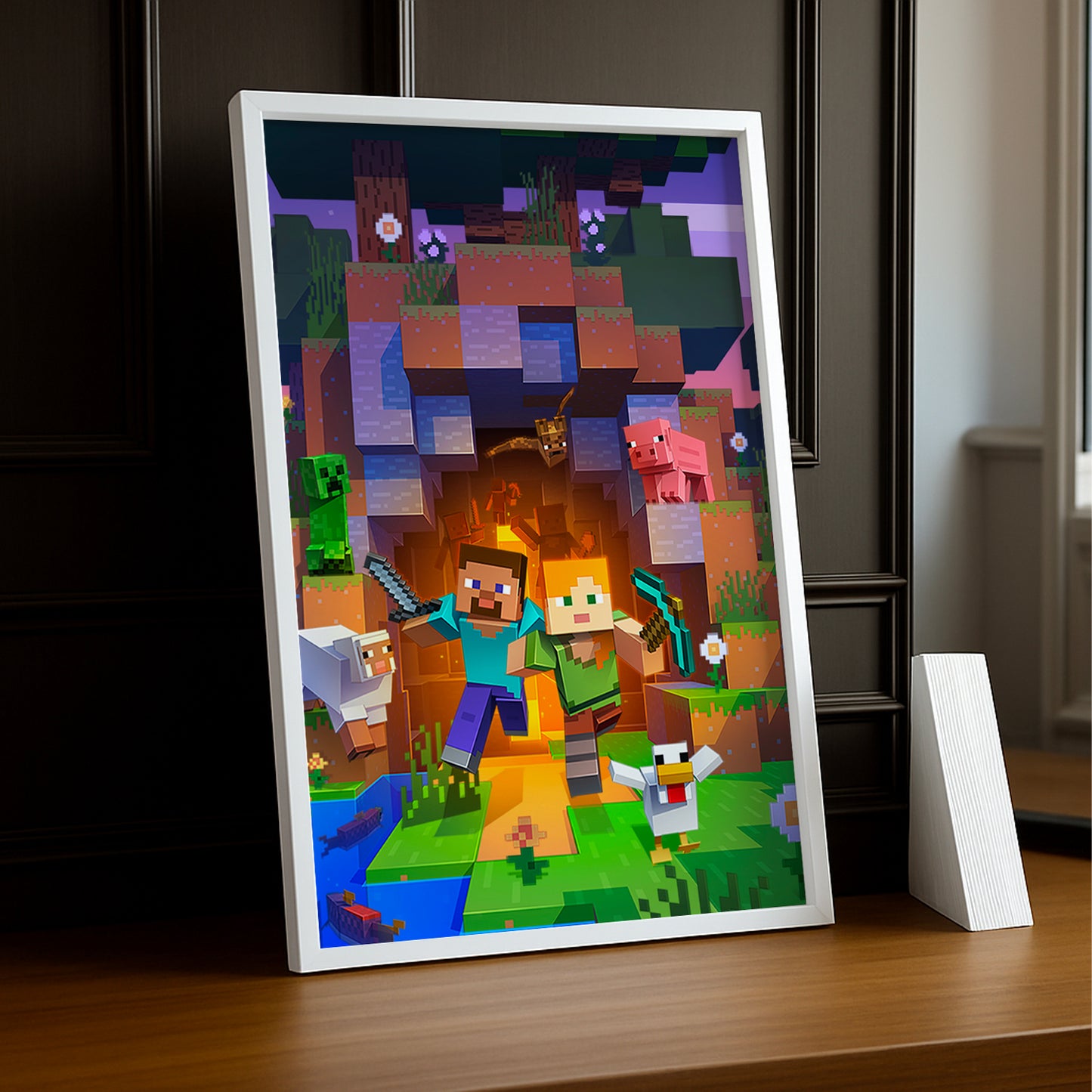 Cadre photo Minecraft