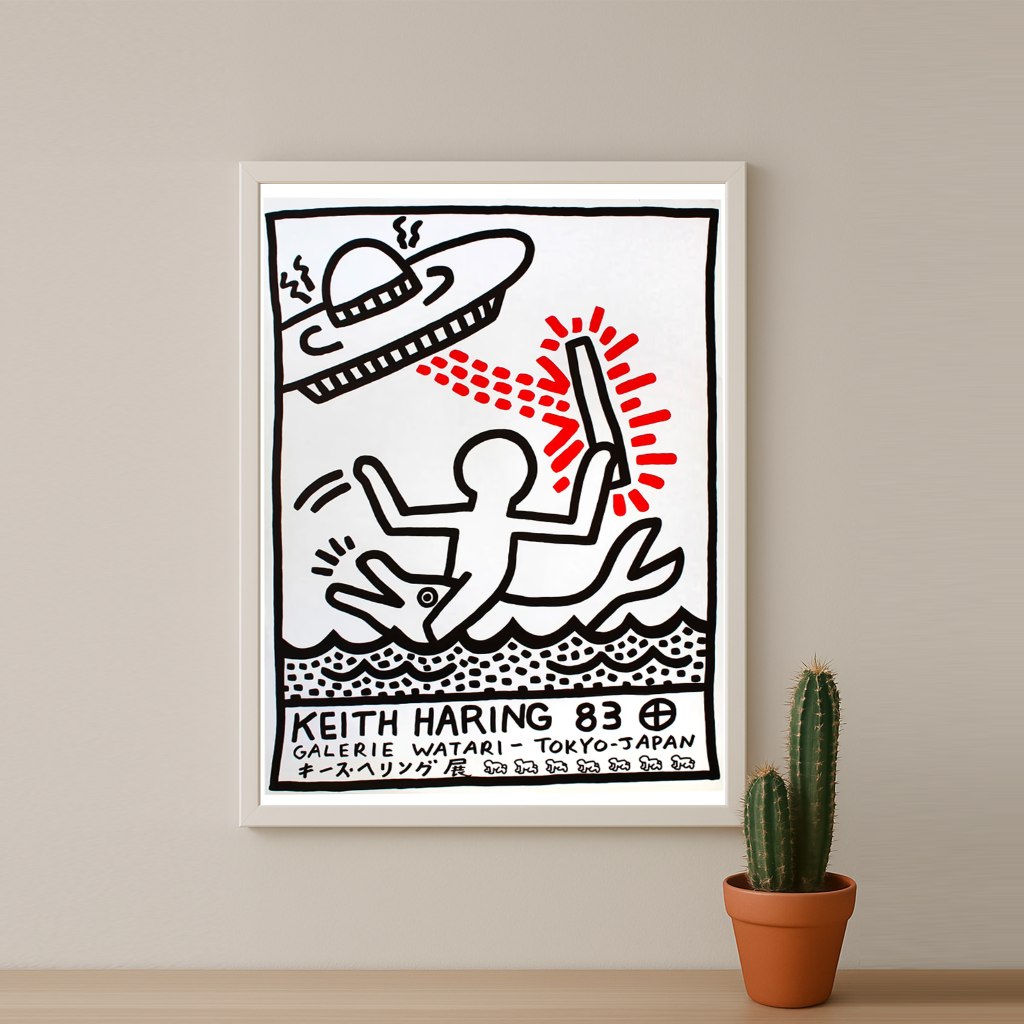 Cadre photo Keith Haring Tokyo-Japan