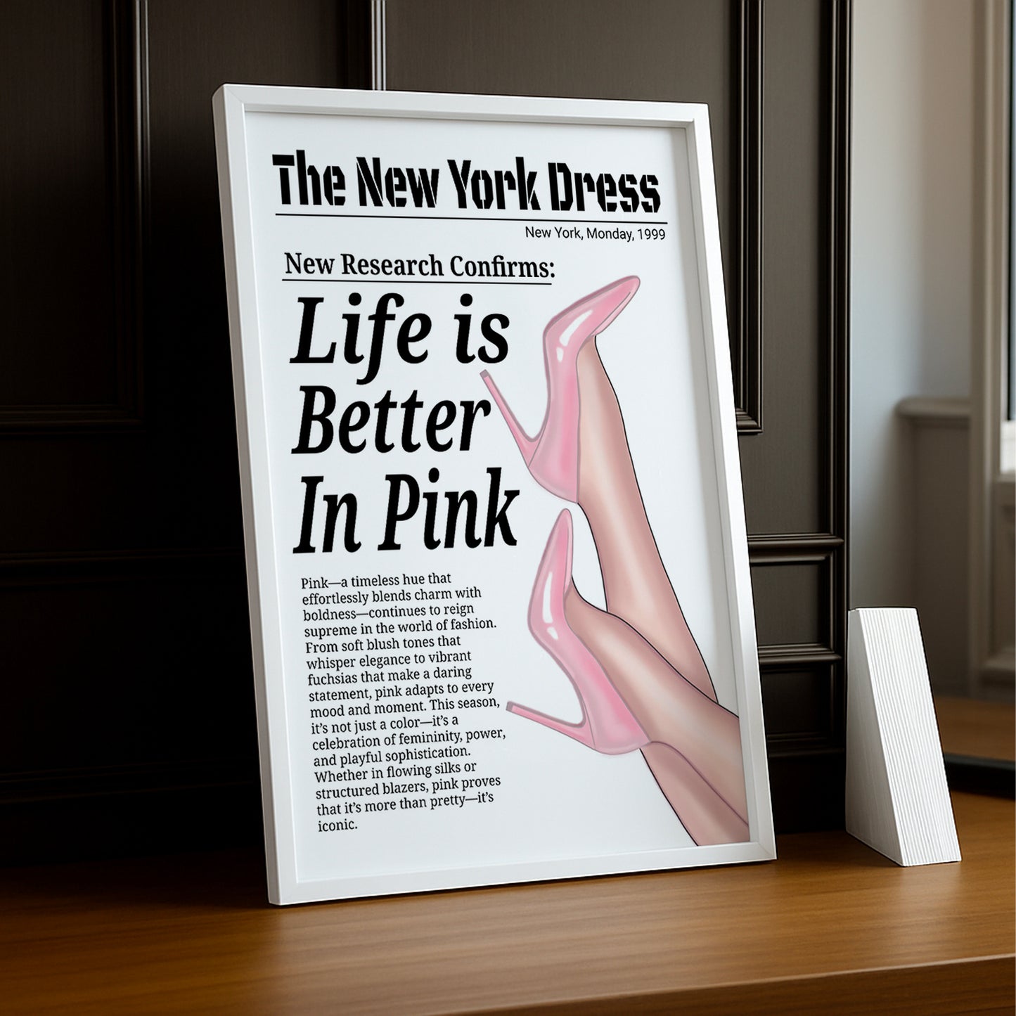 Cadre photo Mode - The New York Dress