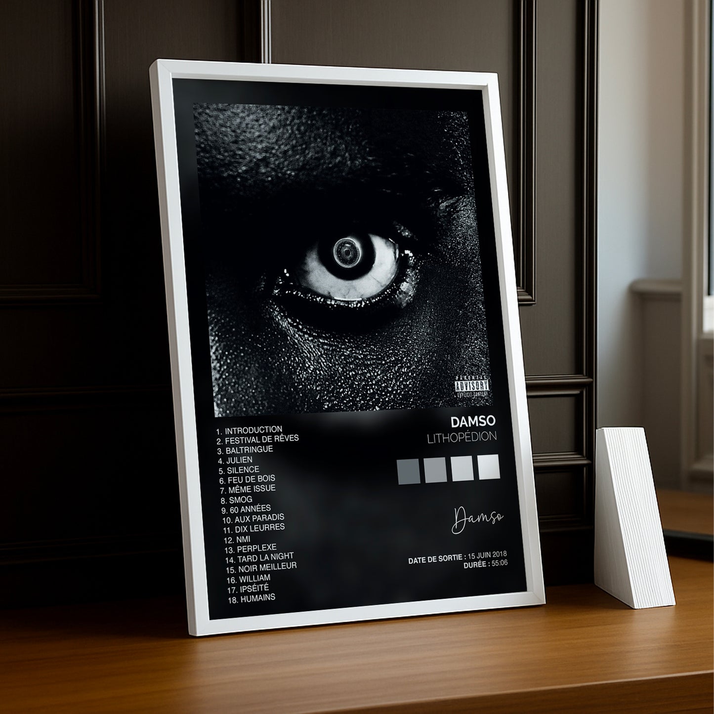 Poster Damso – Lithopédion