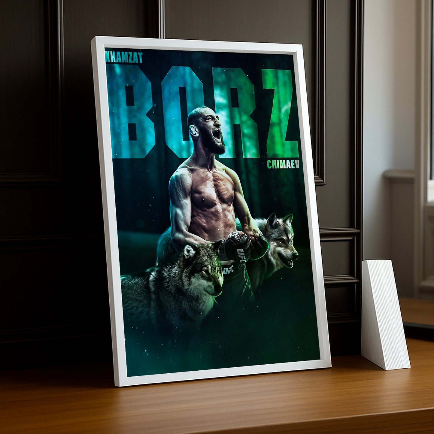 Marco de fotos Khamzat Chimaev Borz UFC