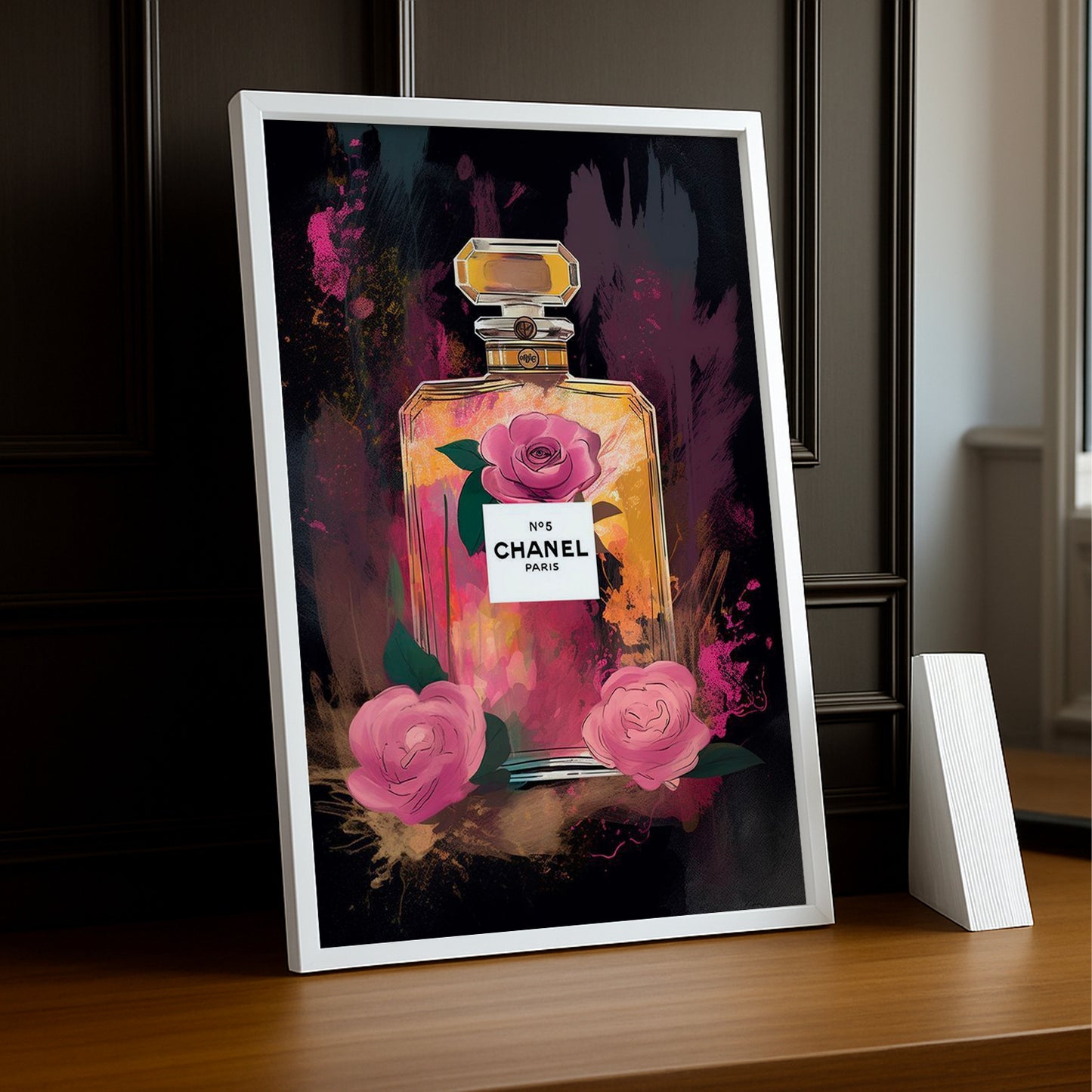 Cadre photo Chanel - Parfum illustration