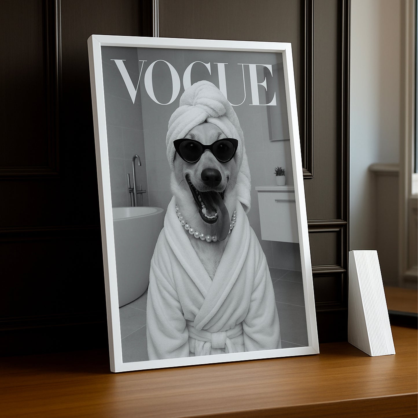 Cadre photo Vogue - Salle de bain