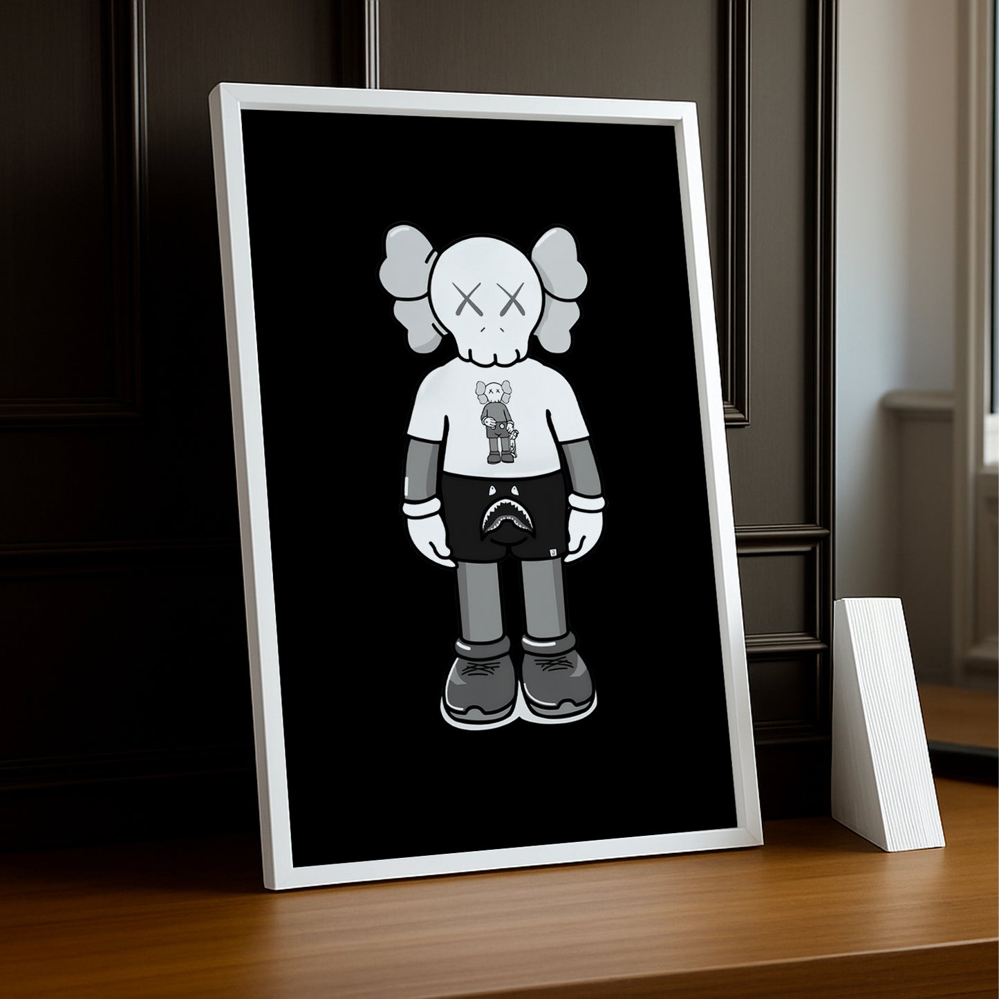 Cadre photo Kaws debout