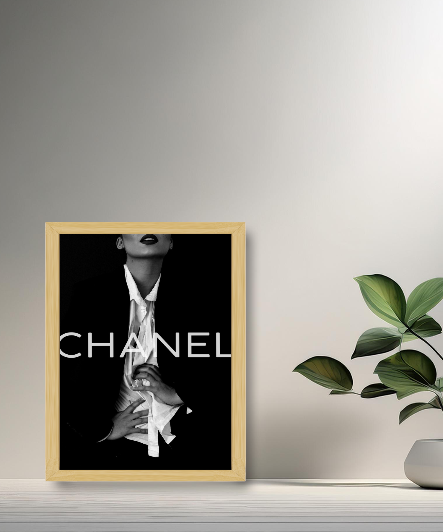 Cadre photo Chanel logo