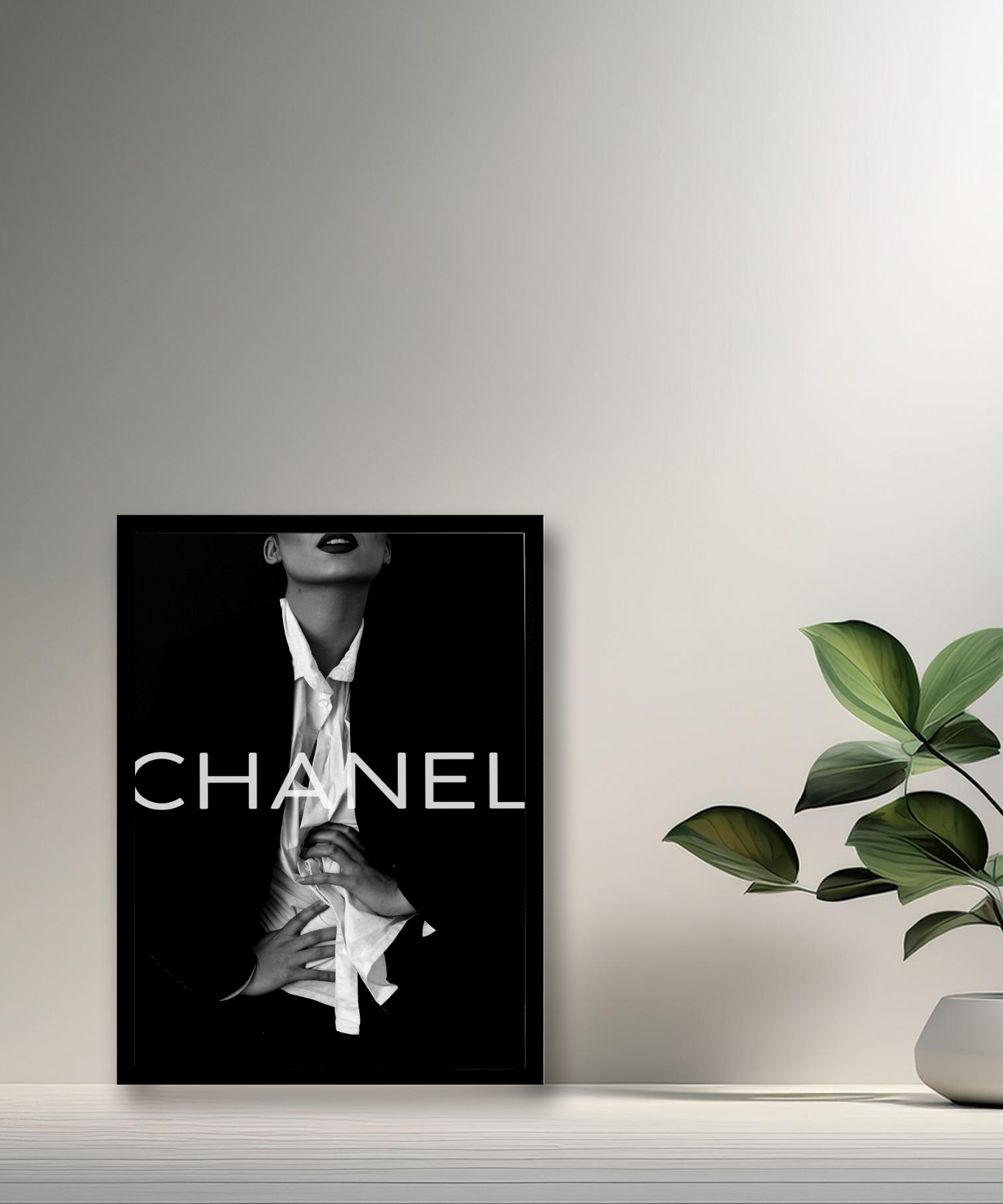 Cadre photo Chanel logo
