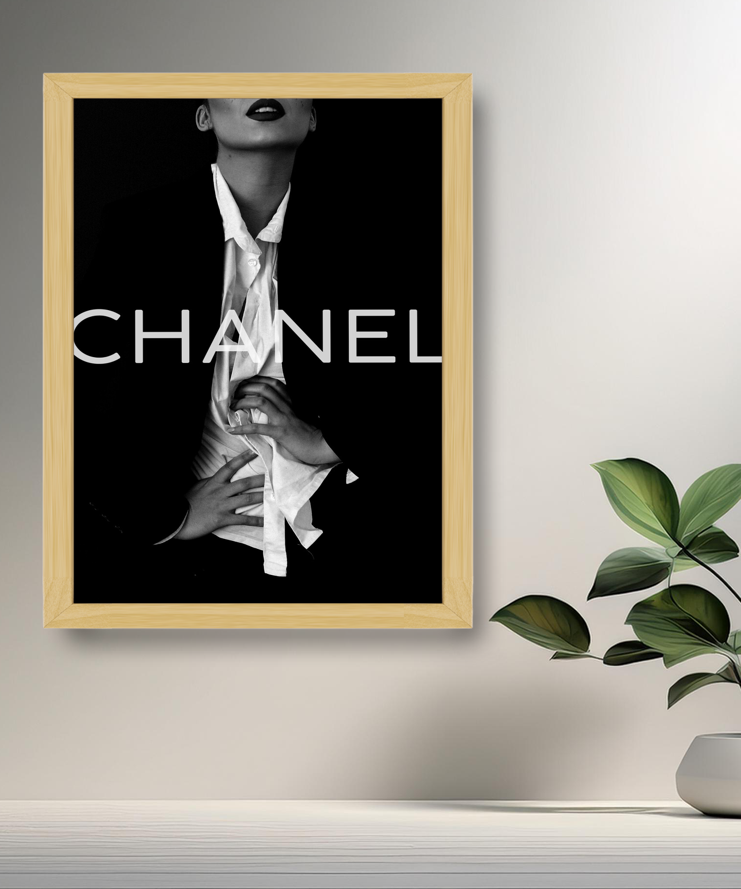 Cadre photo Chanel logo
