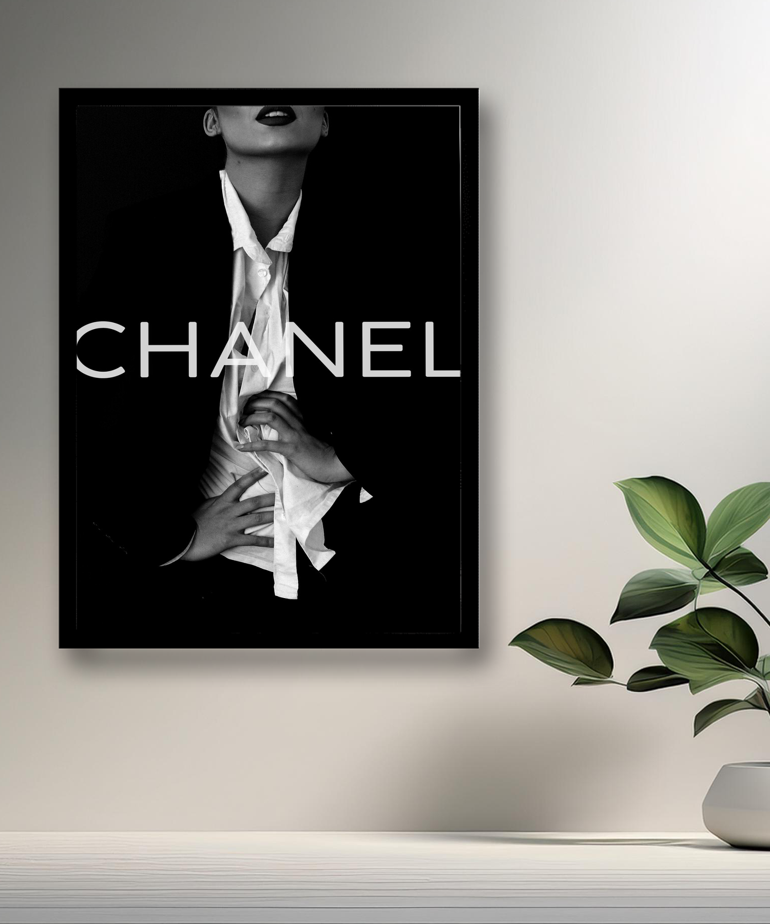 Cadre photo Chanel logo