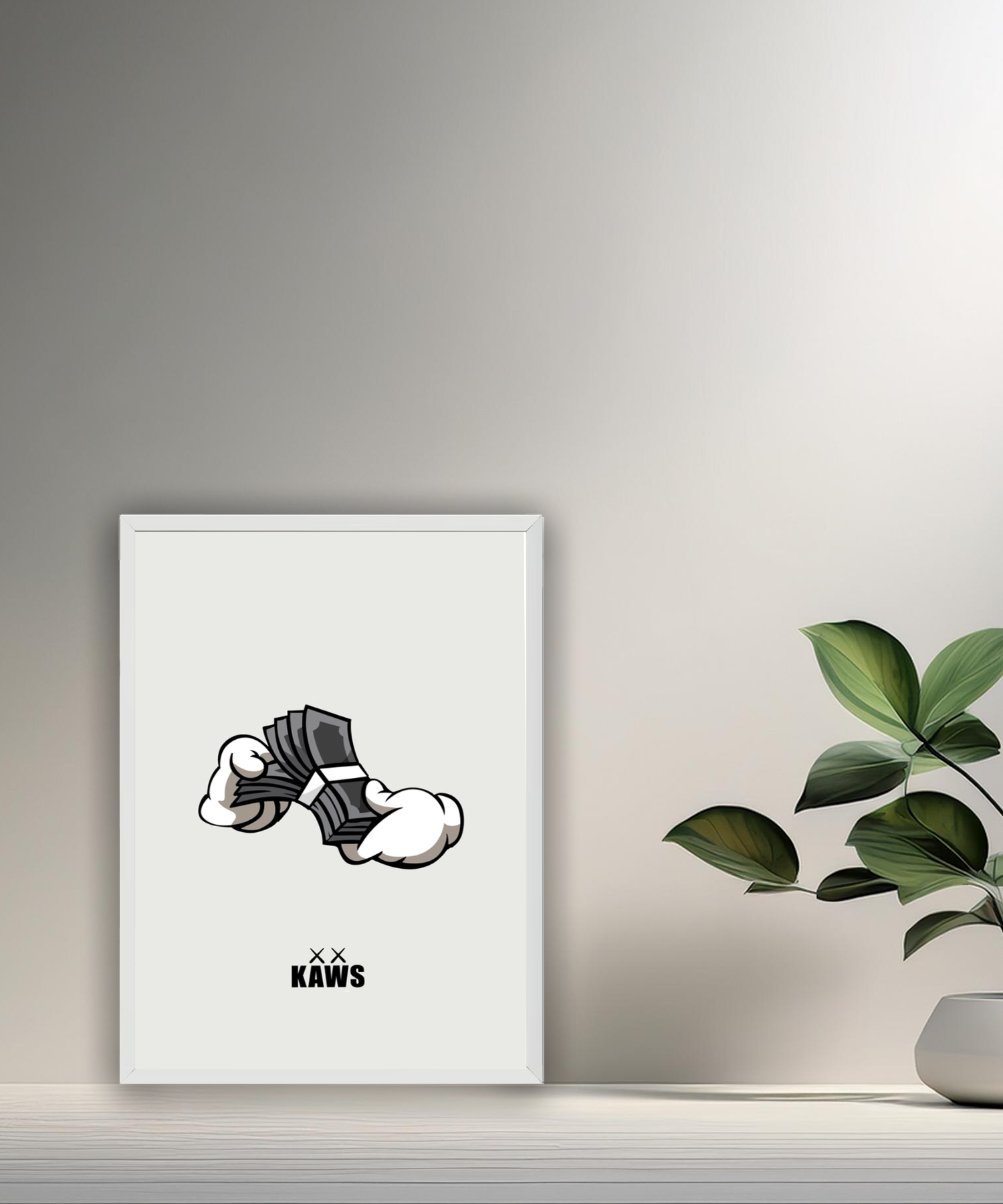 Poster Kaws dollars