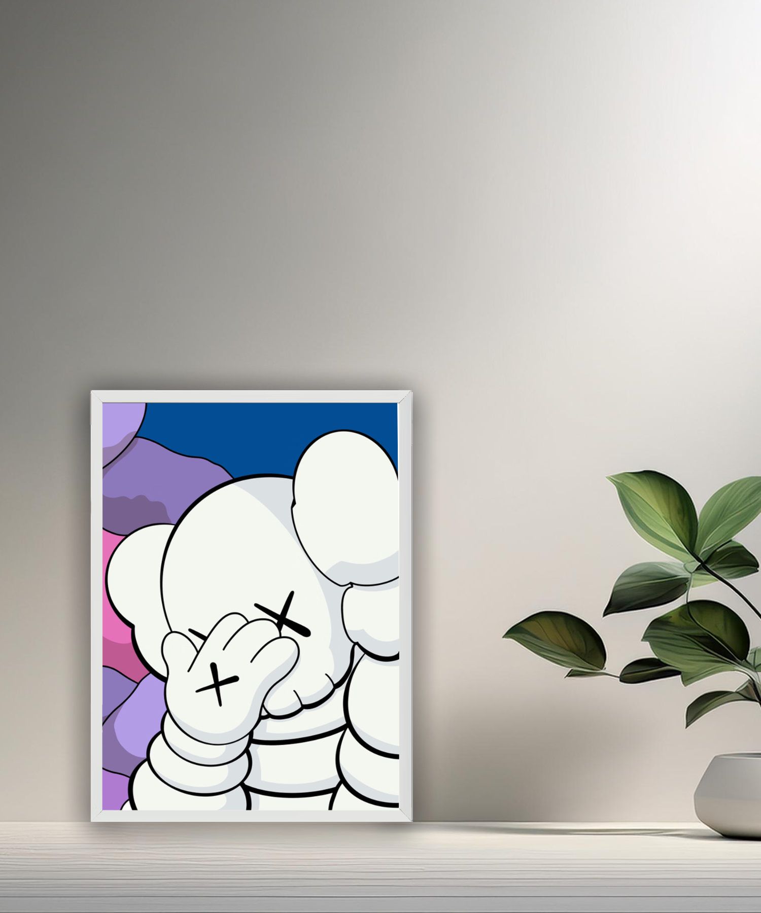 Poster Kaws facepalm