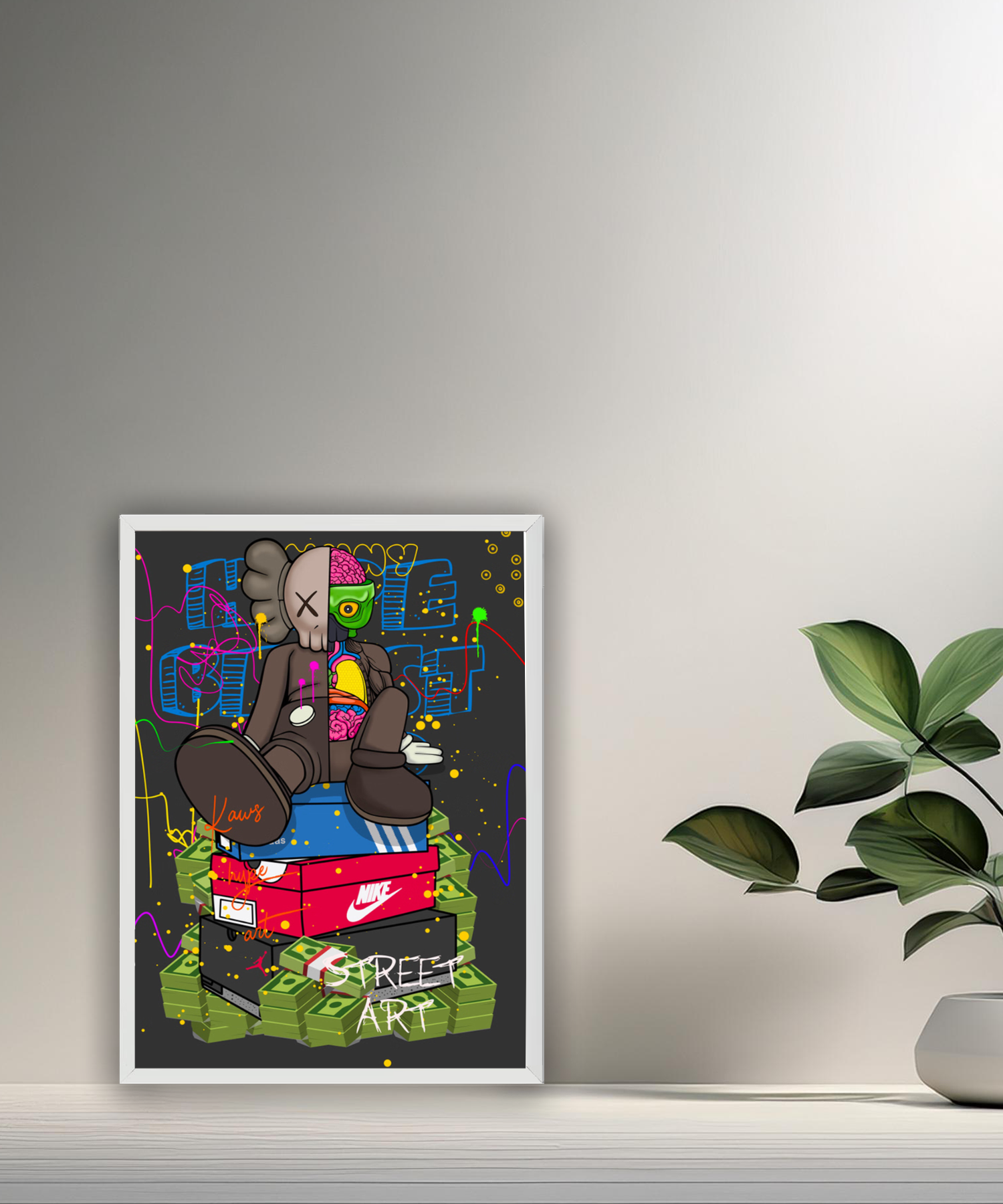 Poster Kaws street art