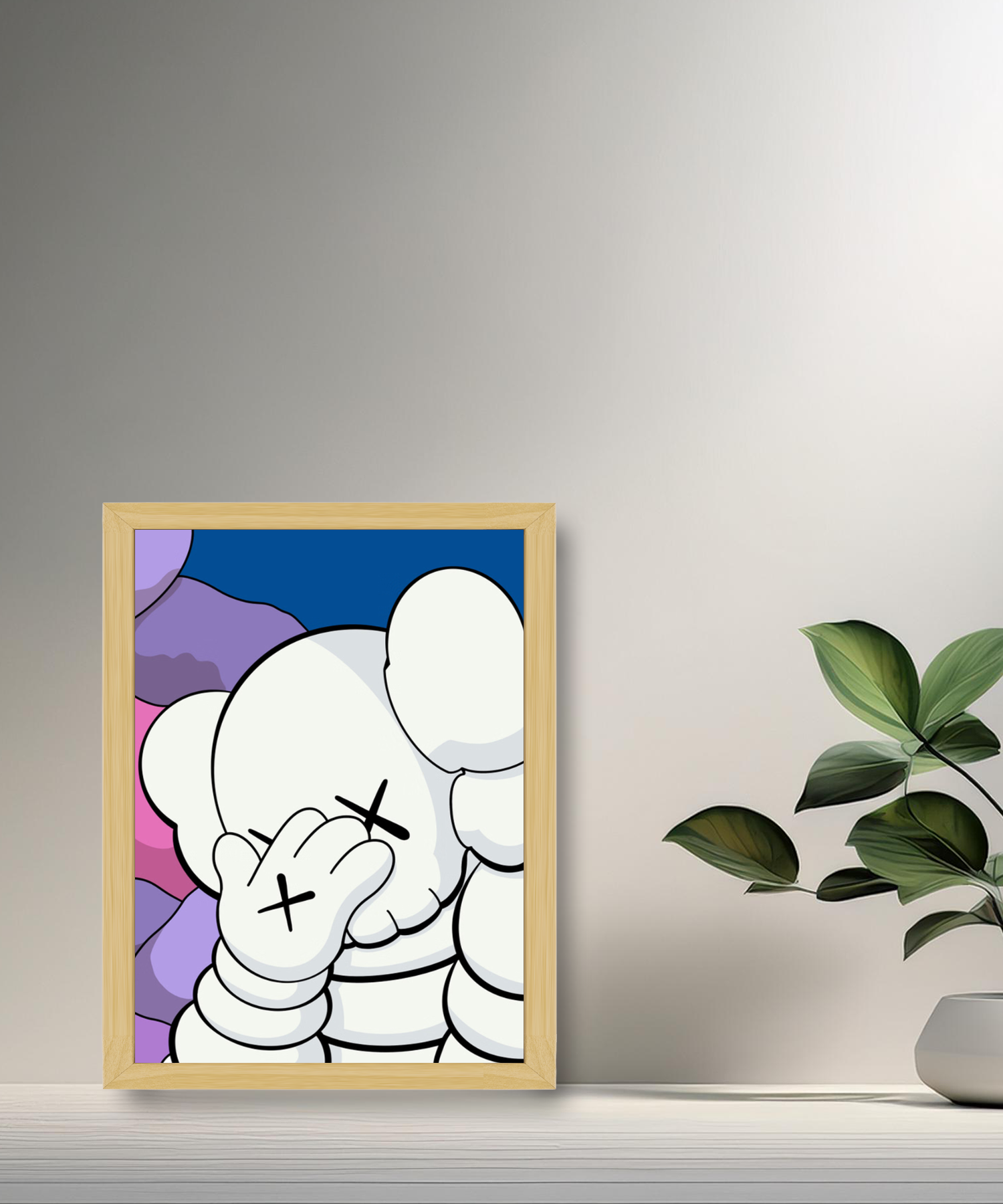 Poster Kaws facepalm