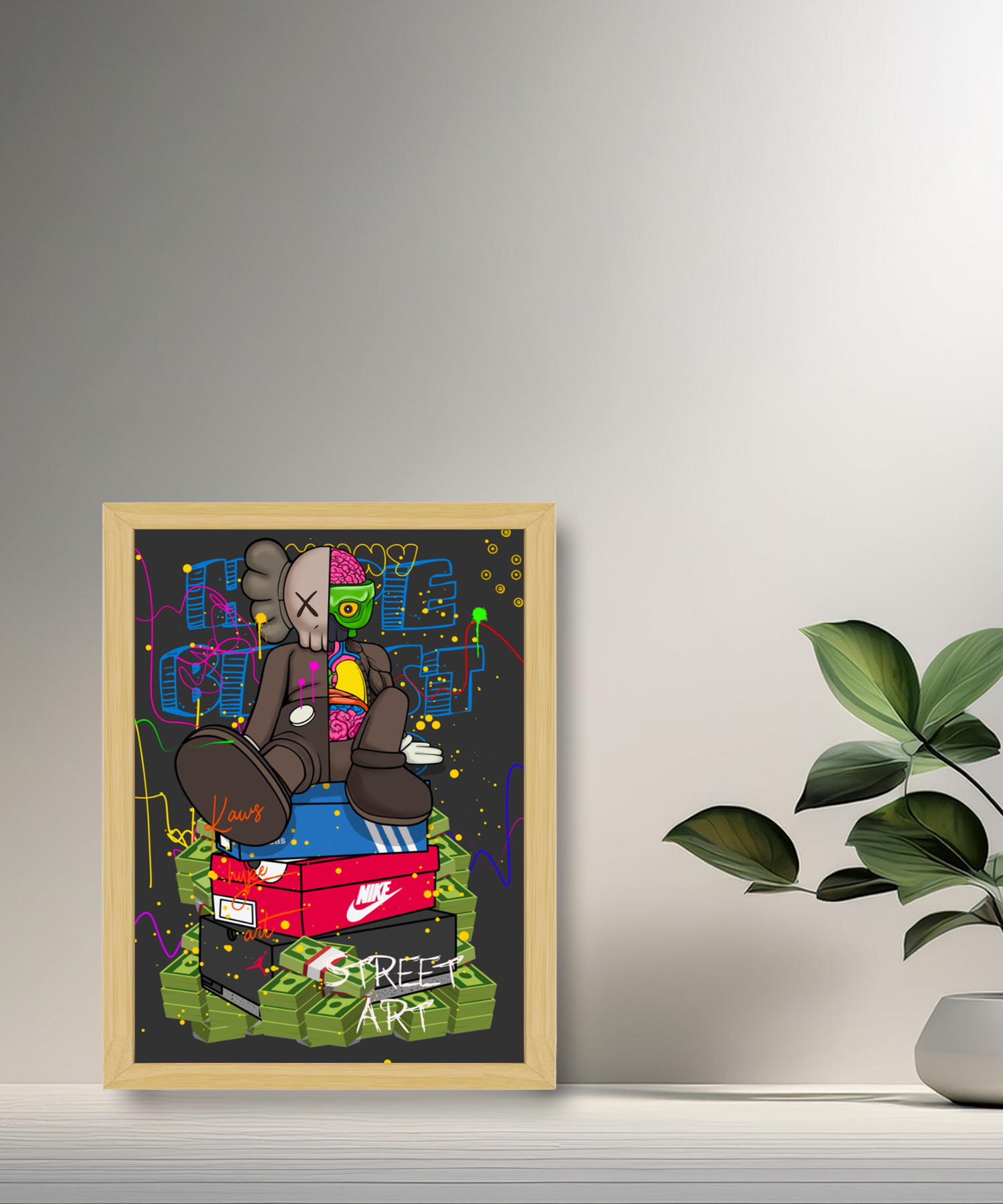Poster Kaws street art