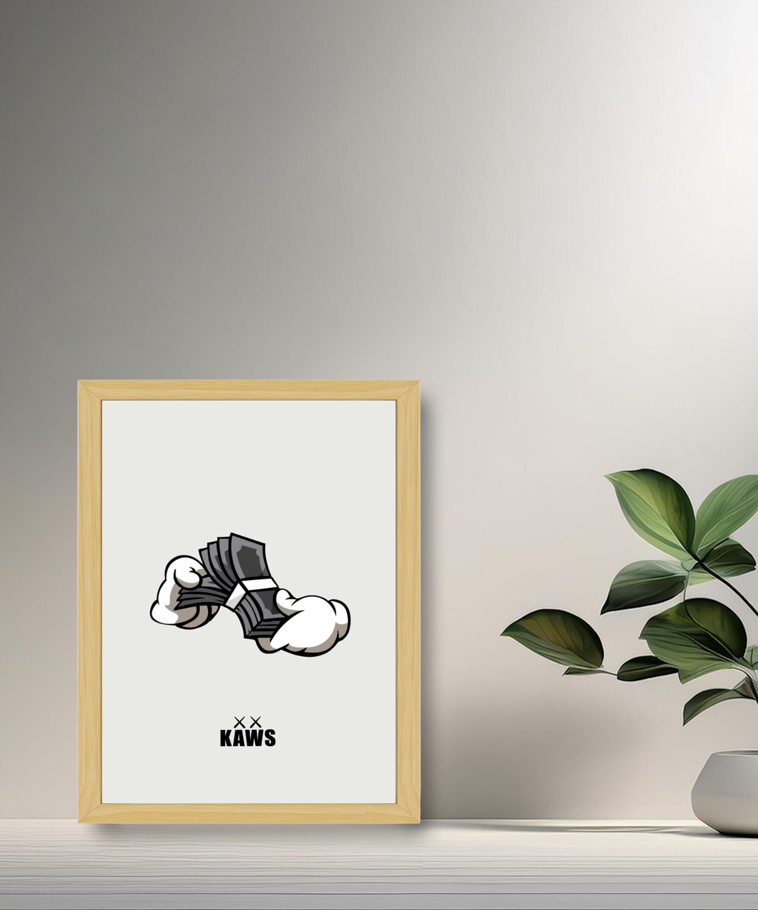 Poster Kaws dollars
