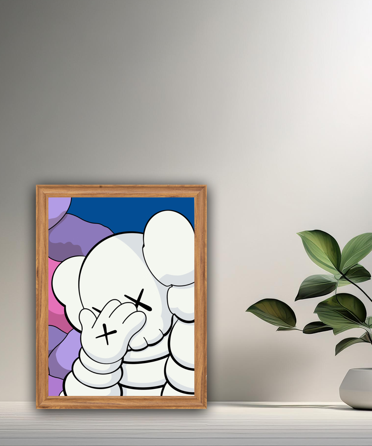 Poster Kaws facepalm