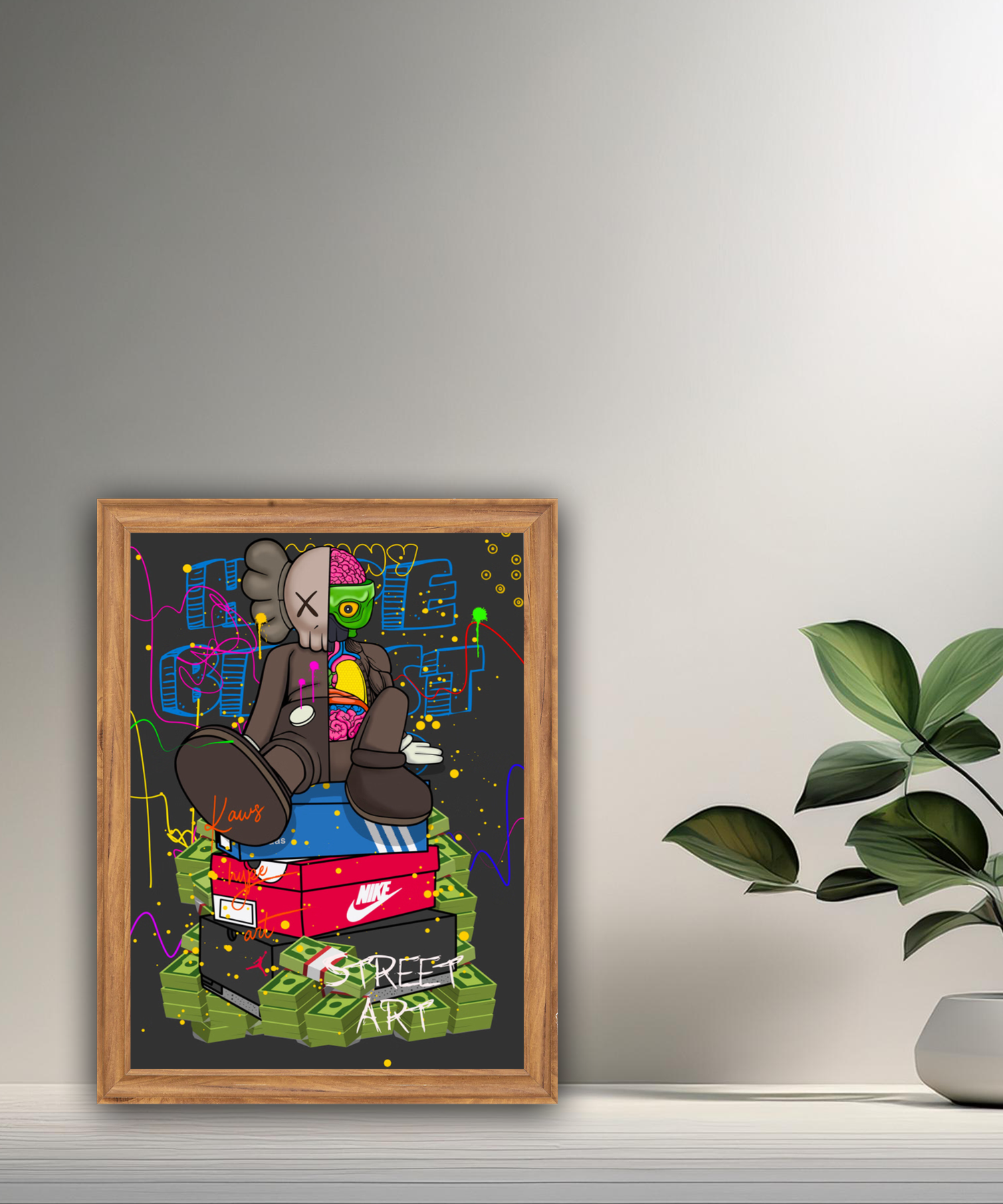 Poster Kaws street art