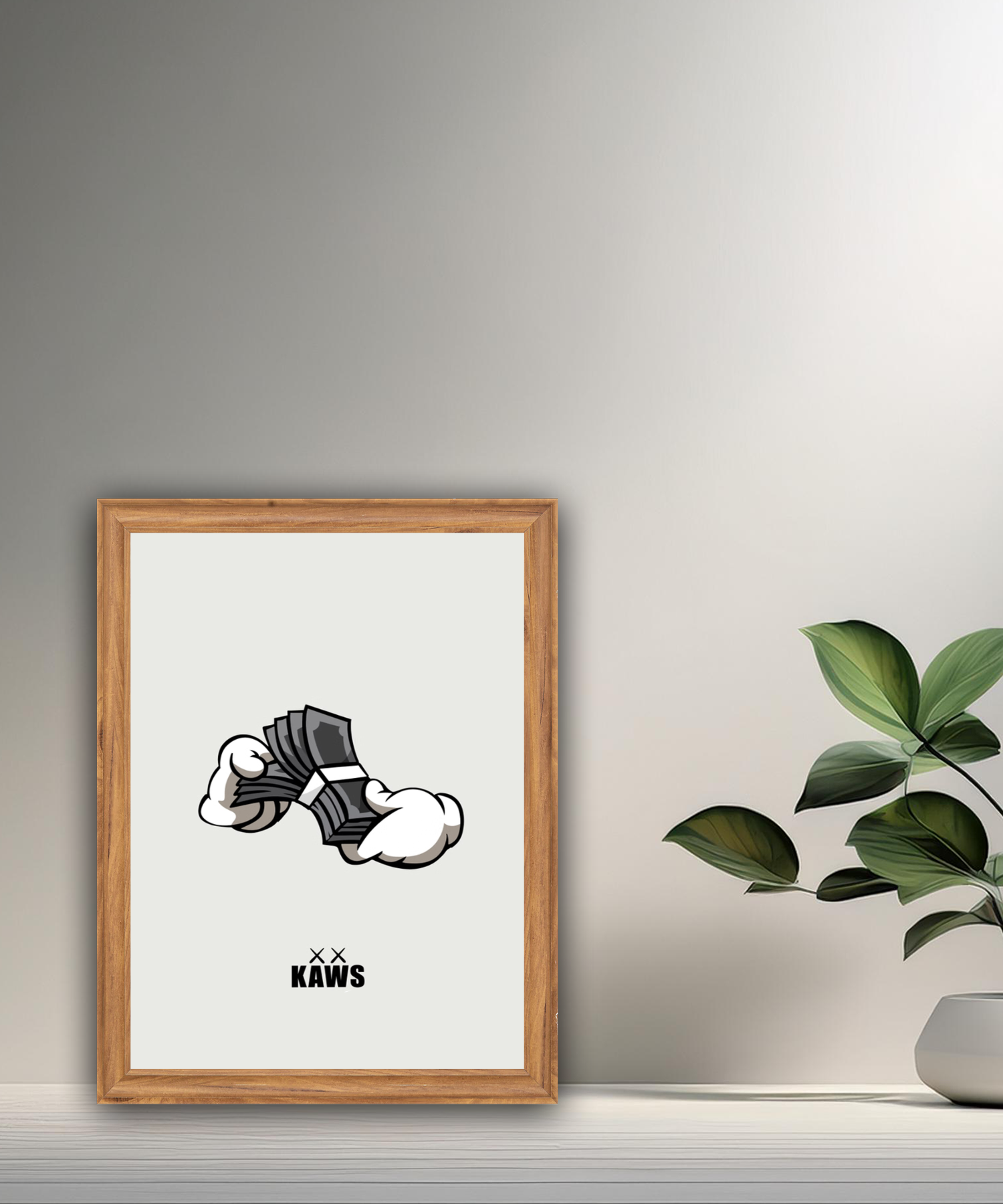 Poster Kaws dollars