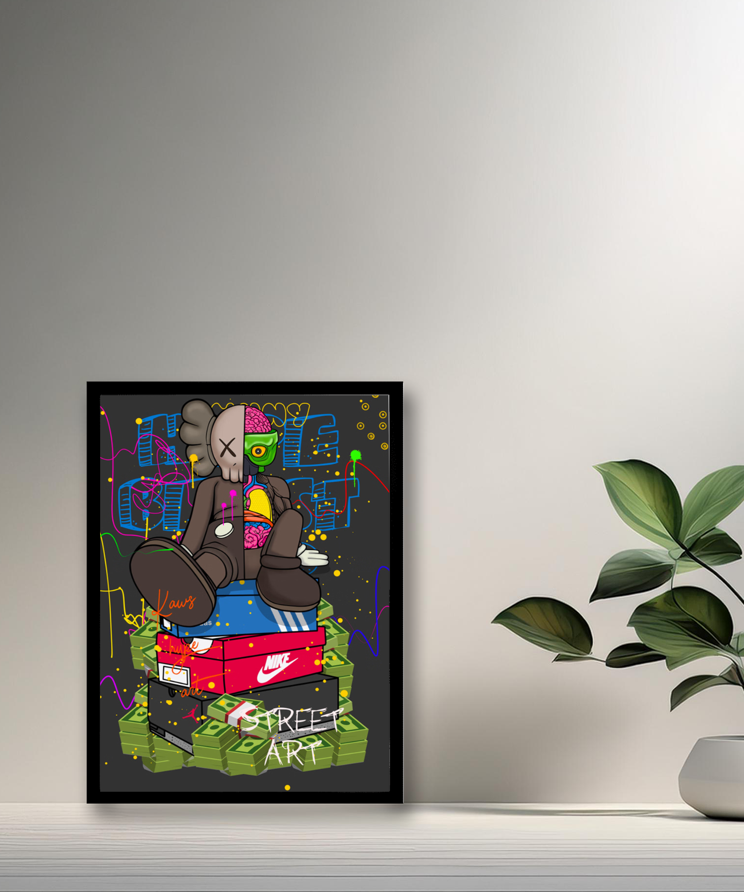 Poster Kaws street art