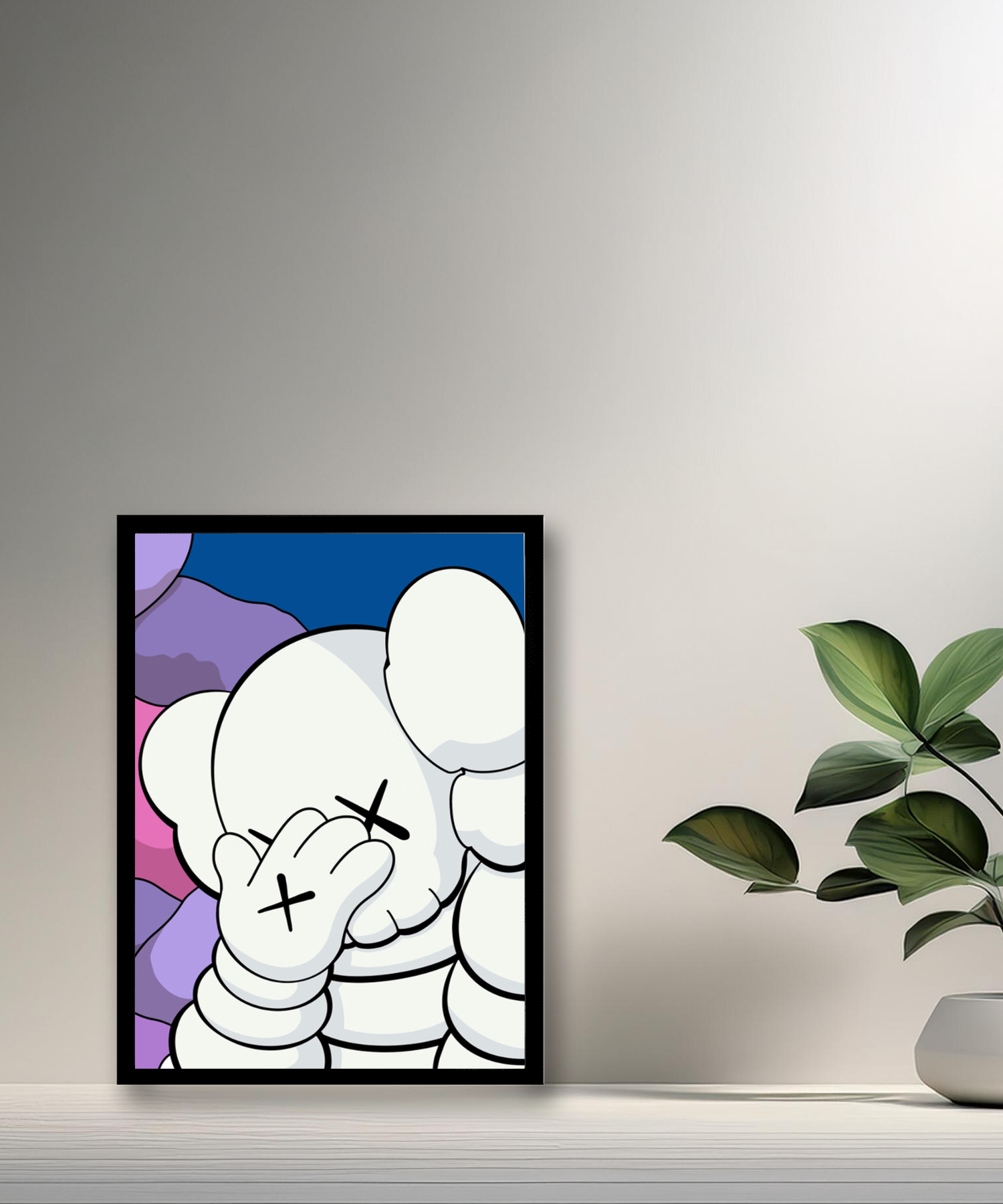 Poster Kaws facepalm