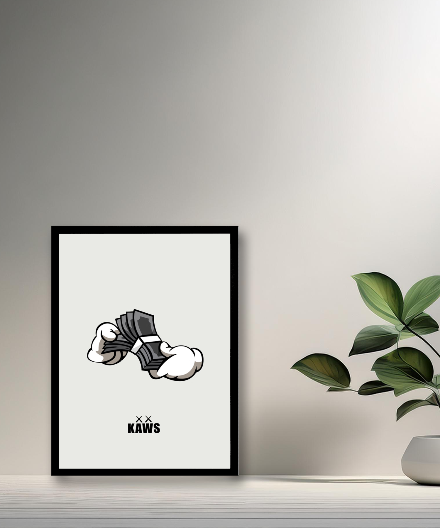 Poster Kaws dollars