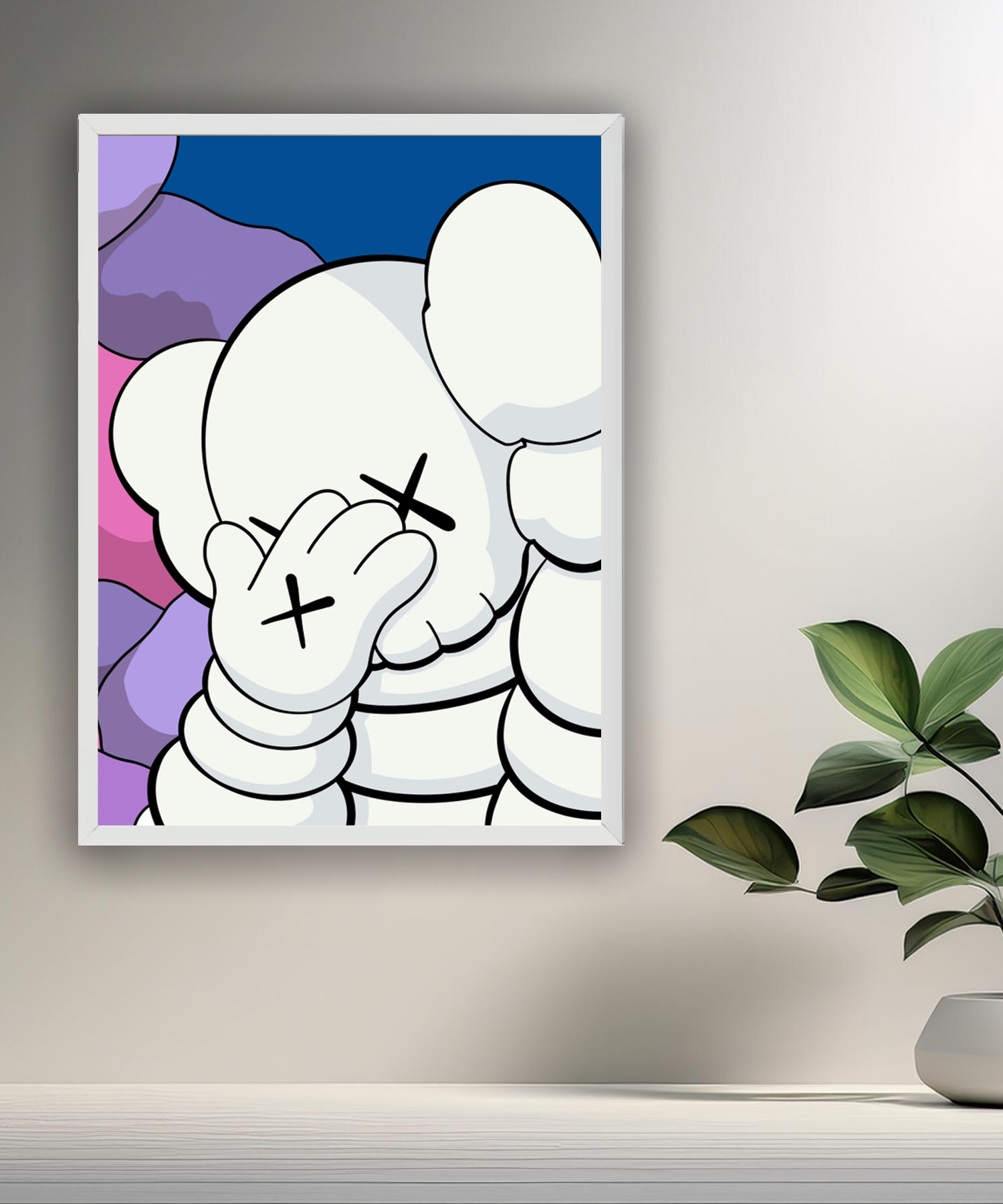 Poster Kaws facepalm