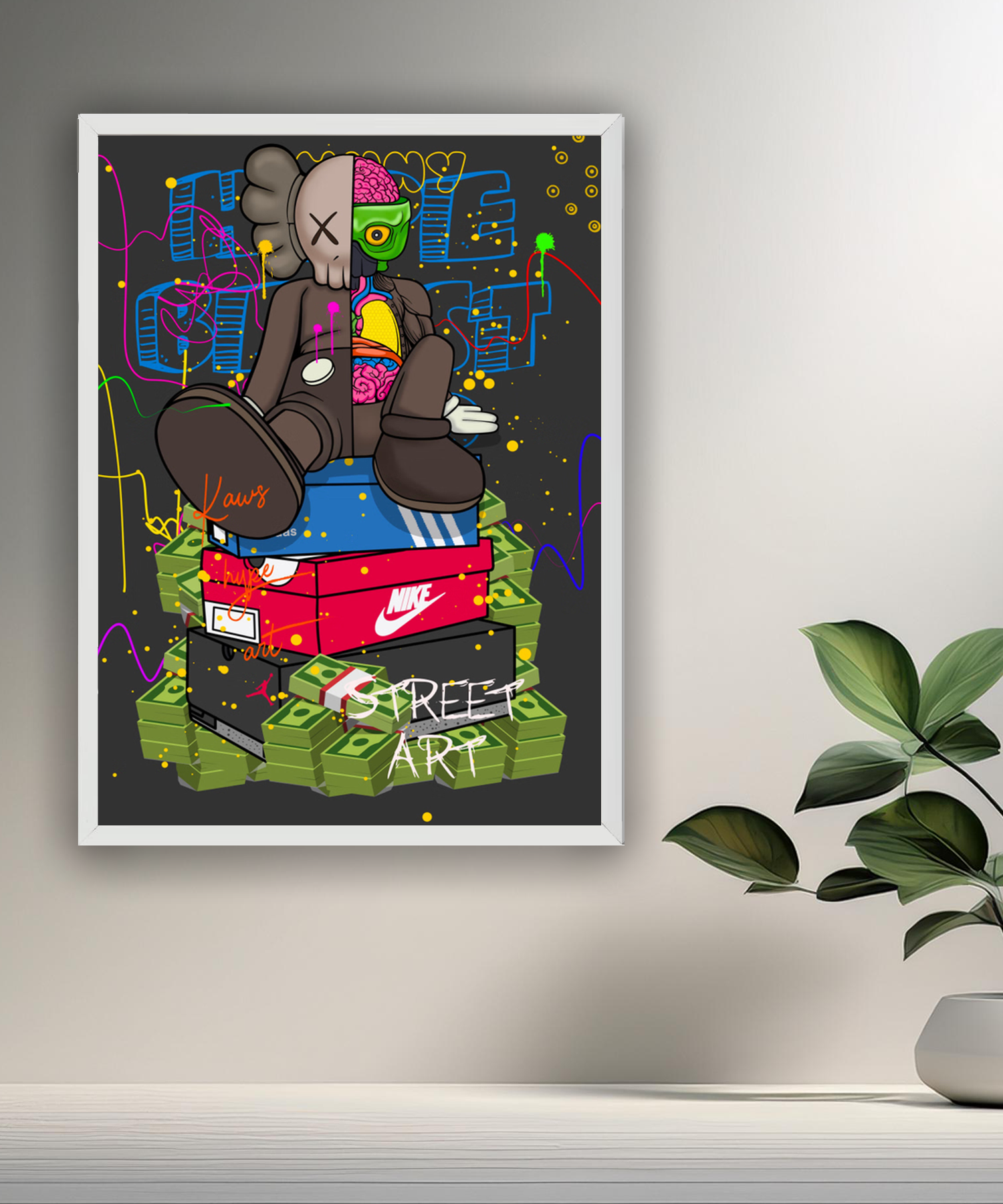 Poster Kaws street art