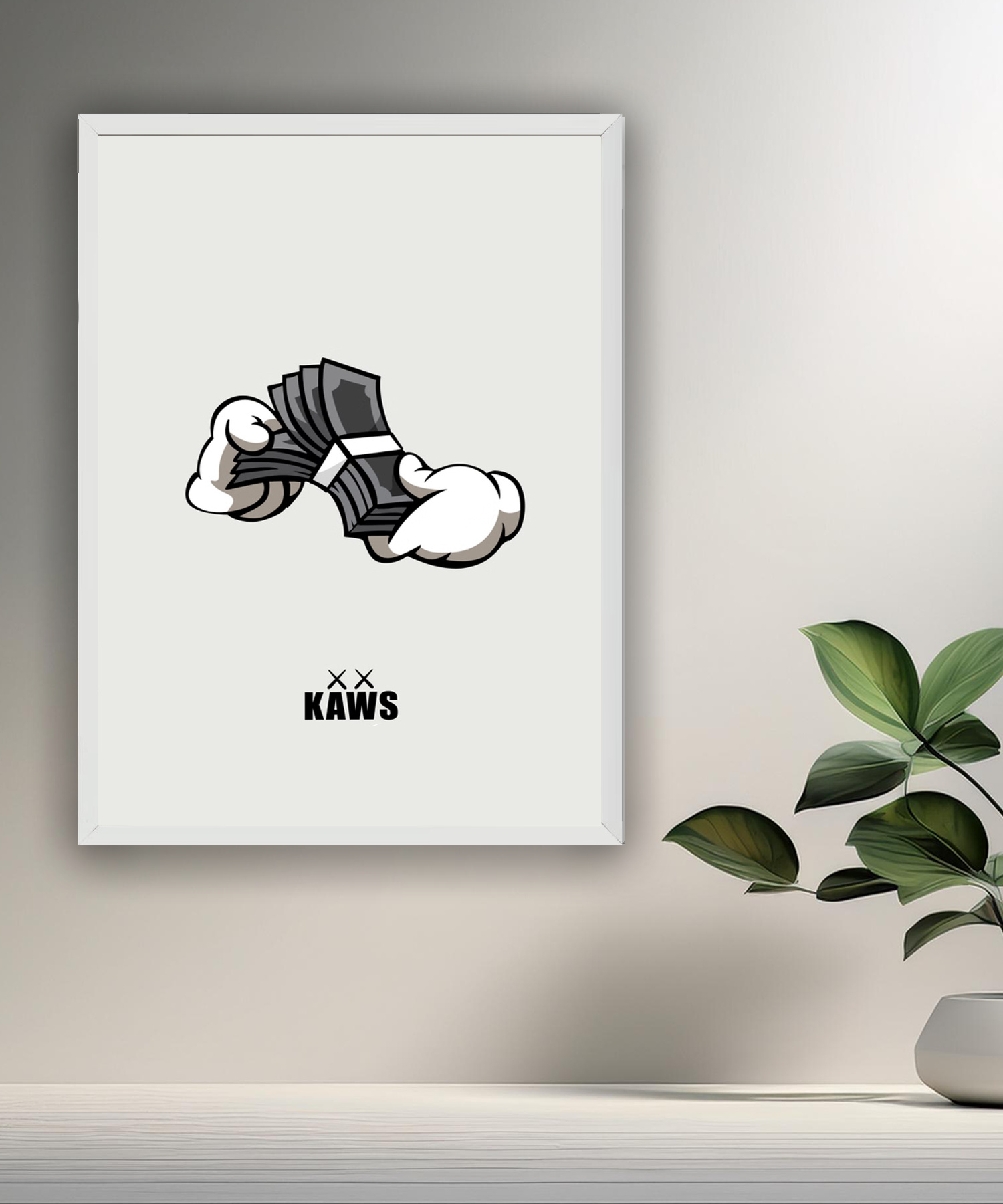 Poster Kaws dollars