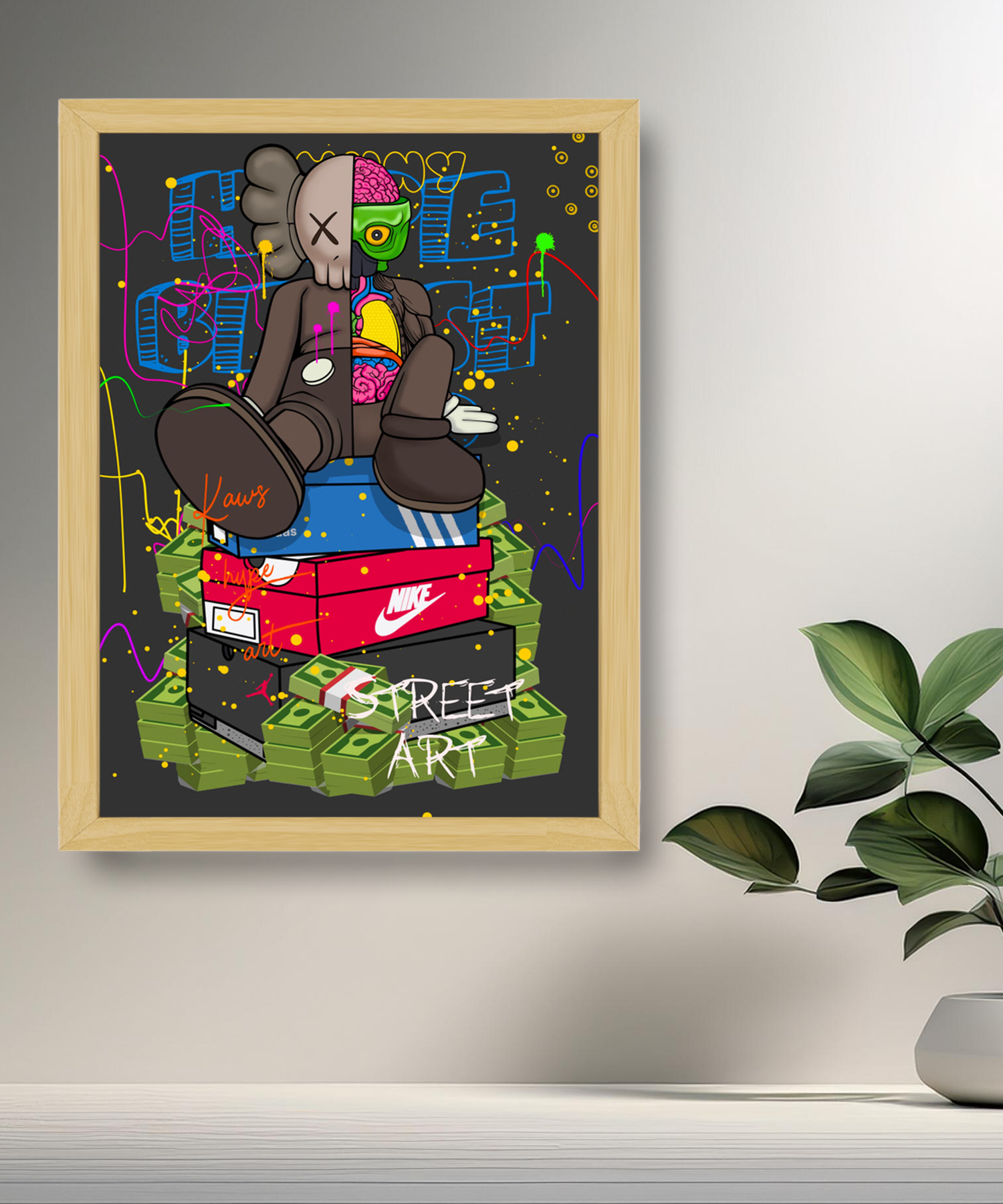 Poster Kaws street art
