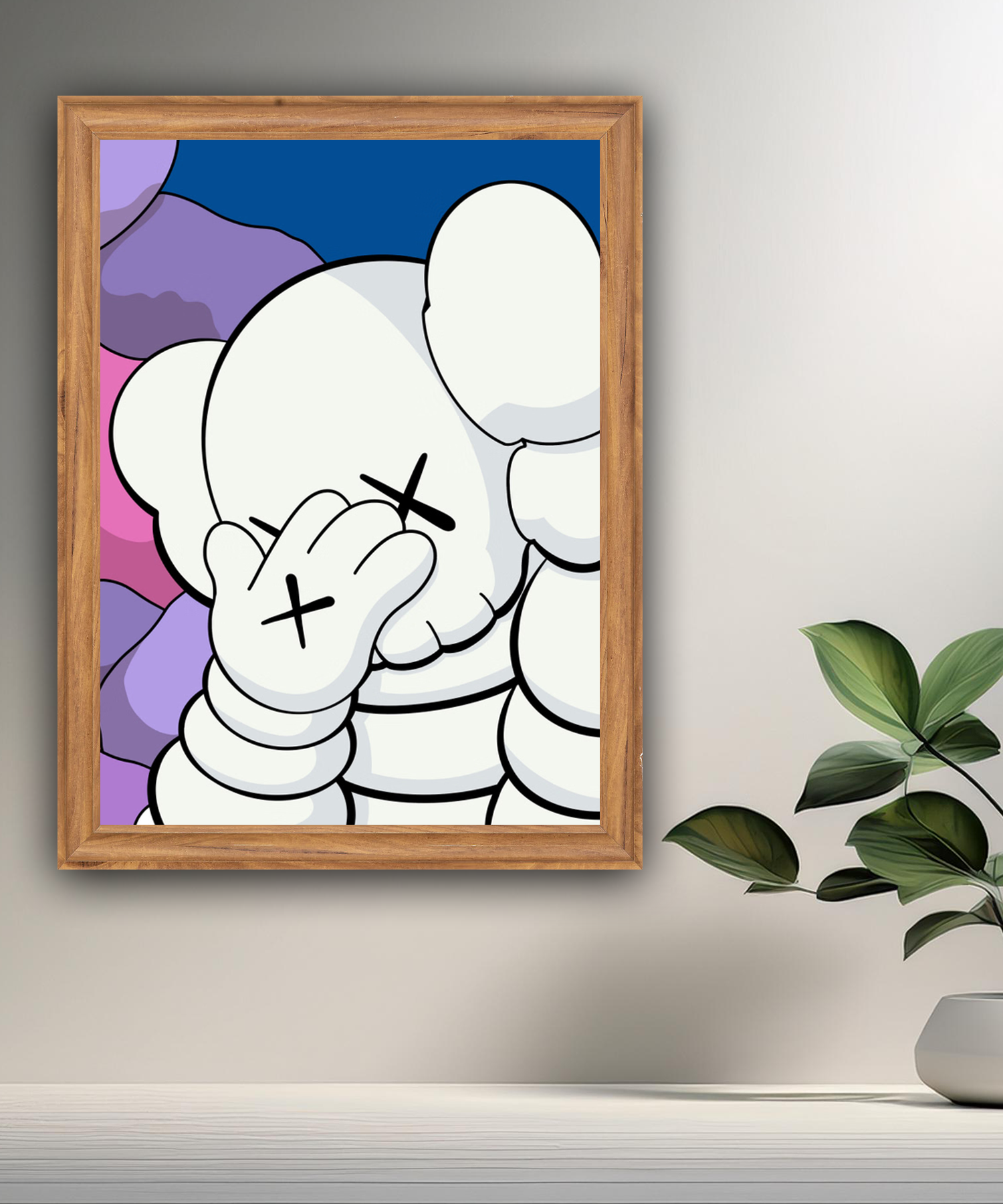 Poster Kaws facepalm