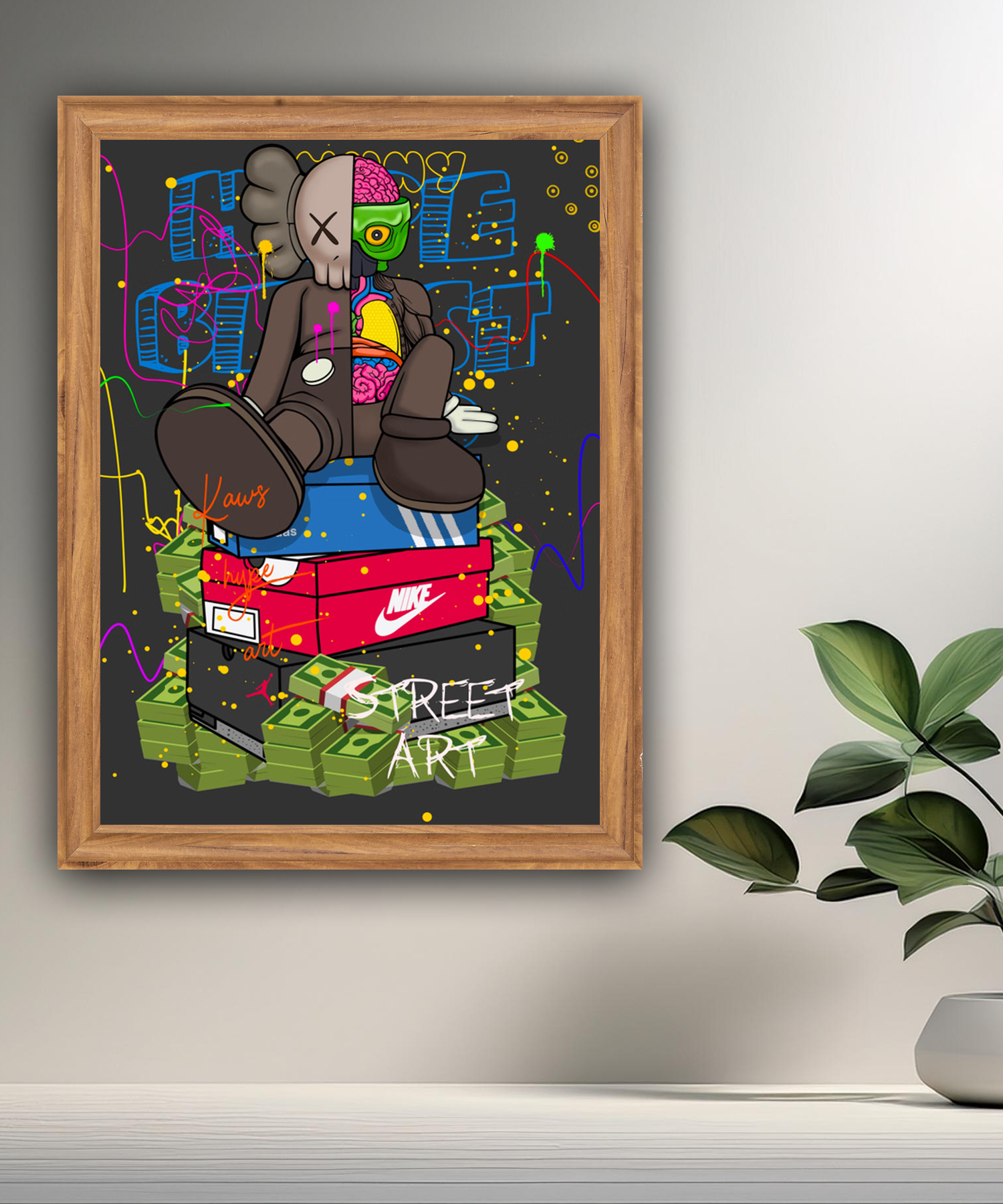 Poster Kaws street art