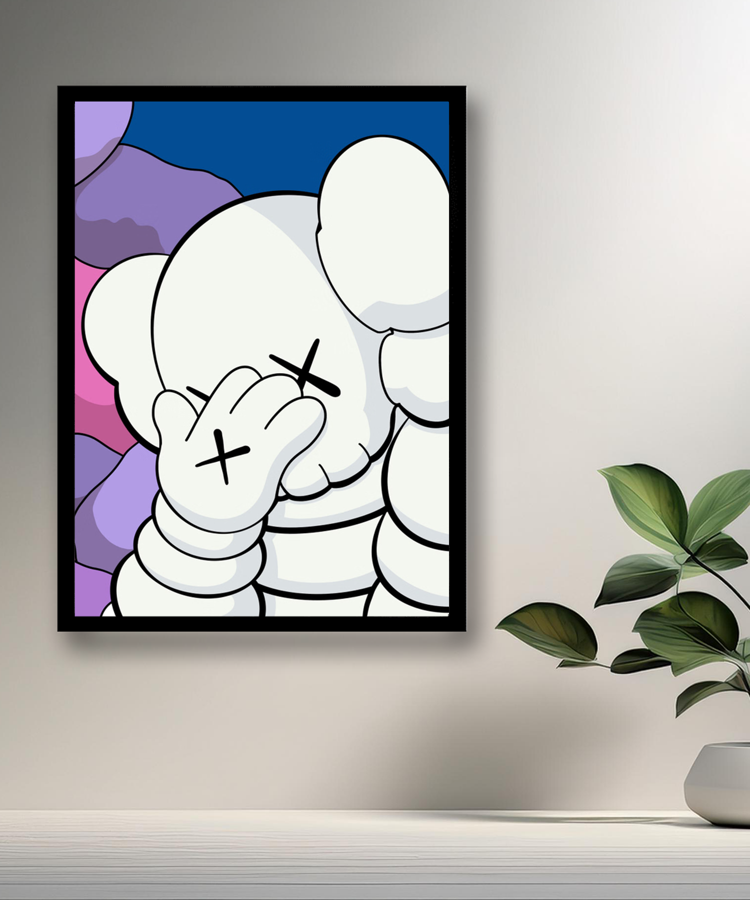 Poster Kaws facepalm