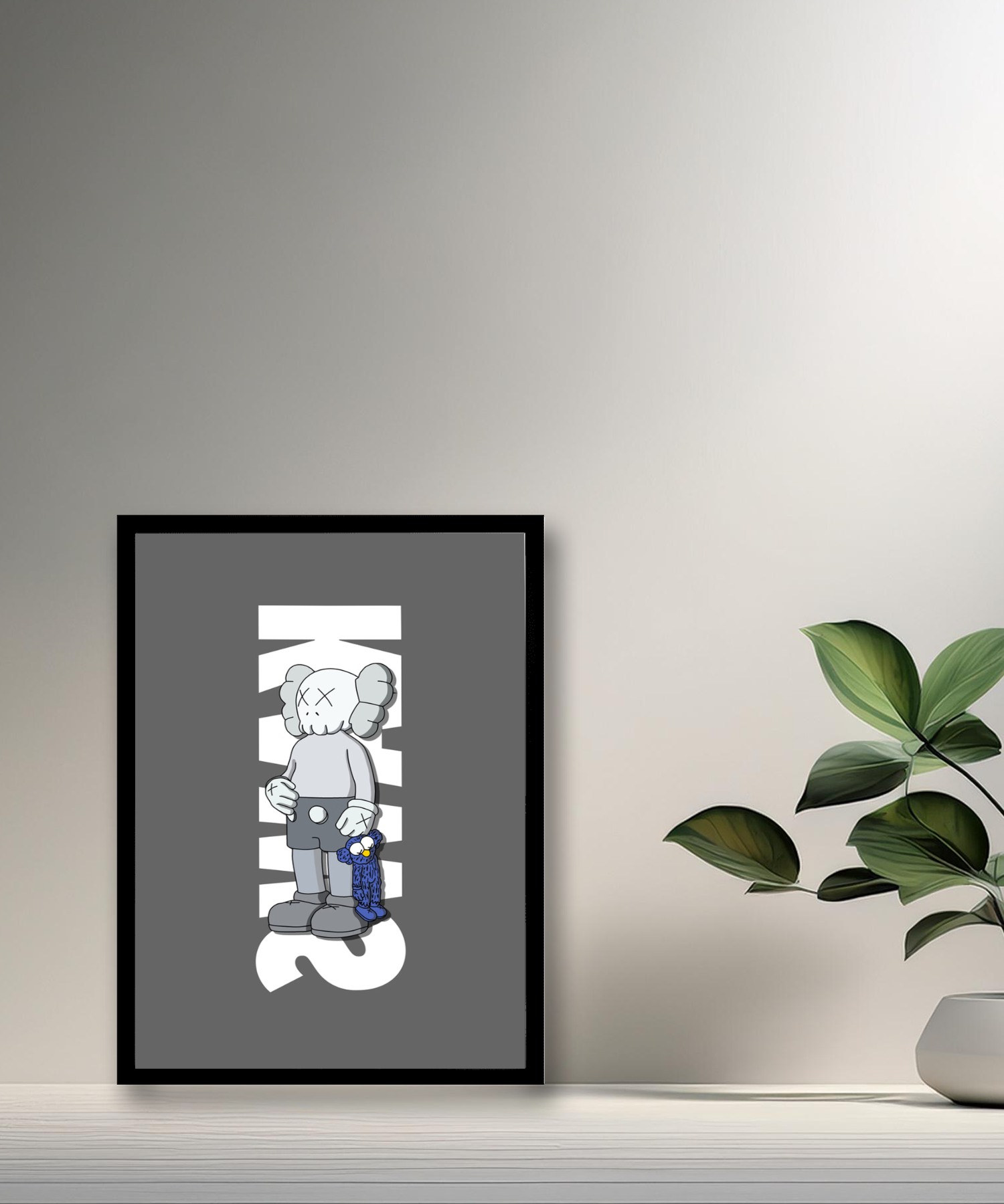 Poster Kaws peluche