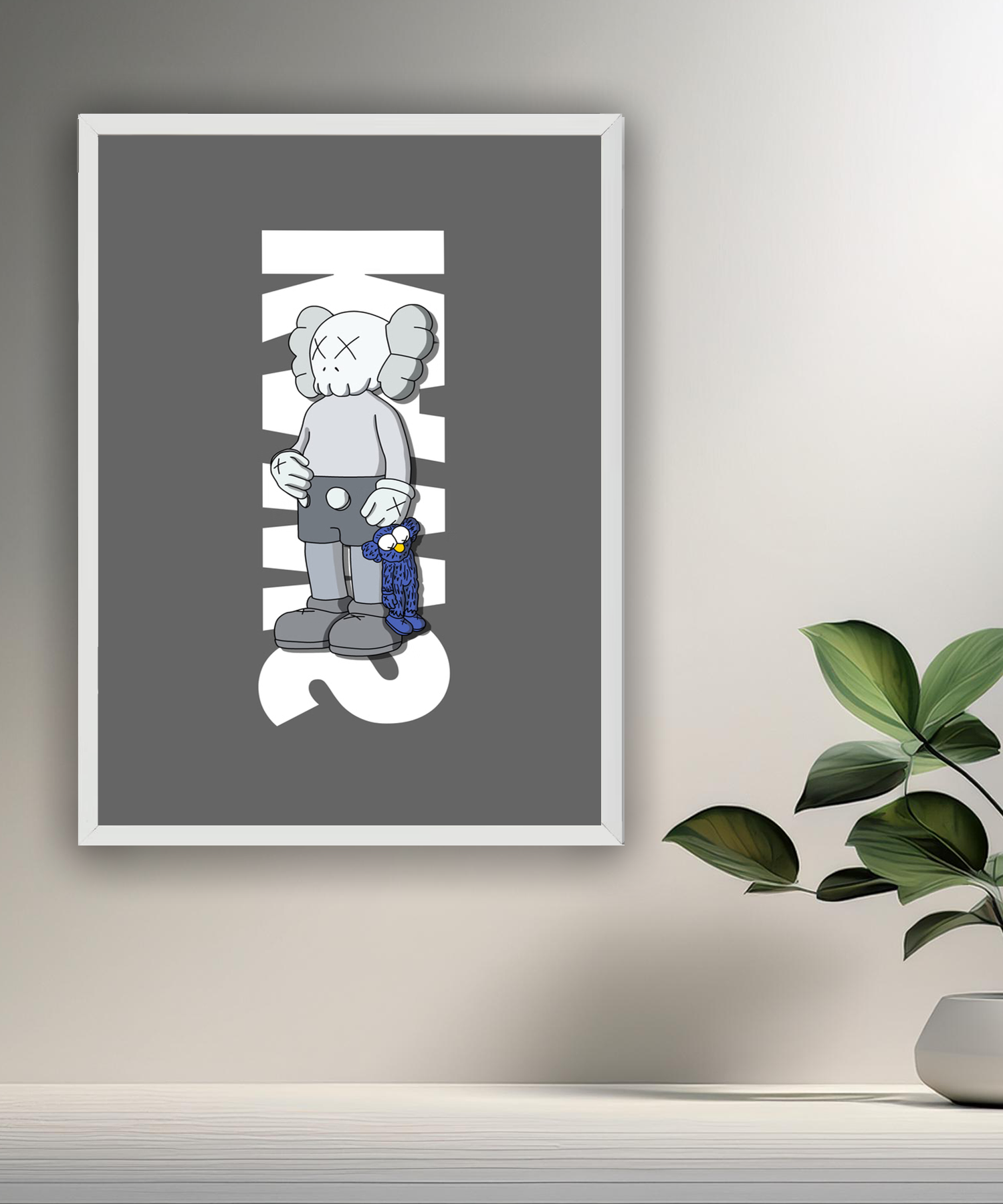 Poster Kaws peluche