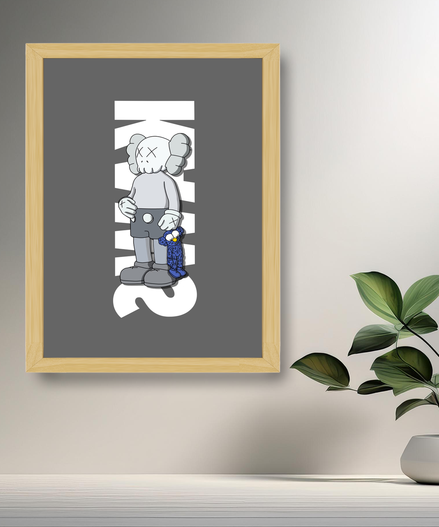 Poster Kaws peluche