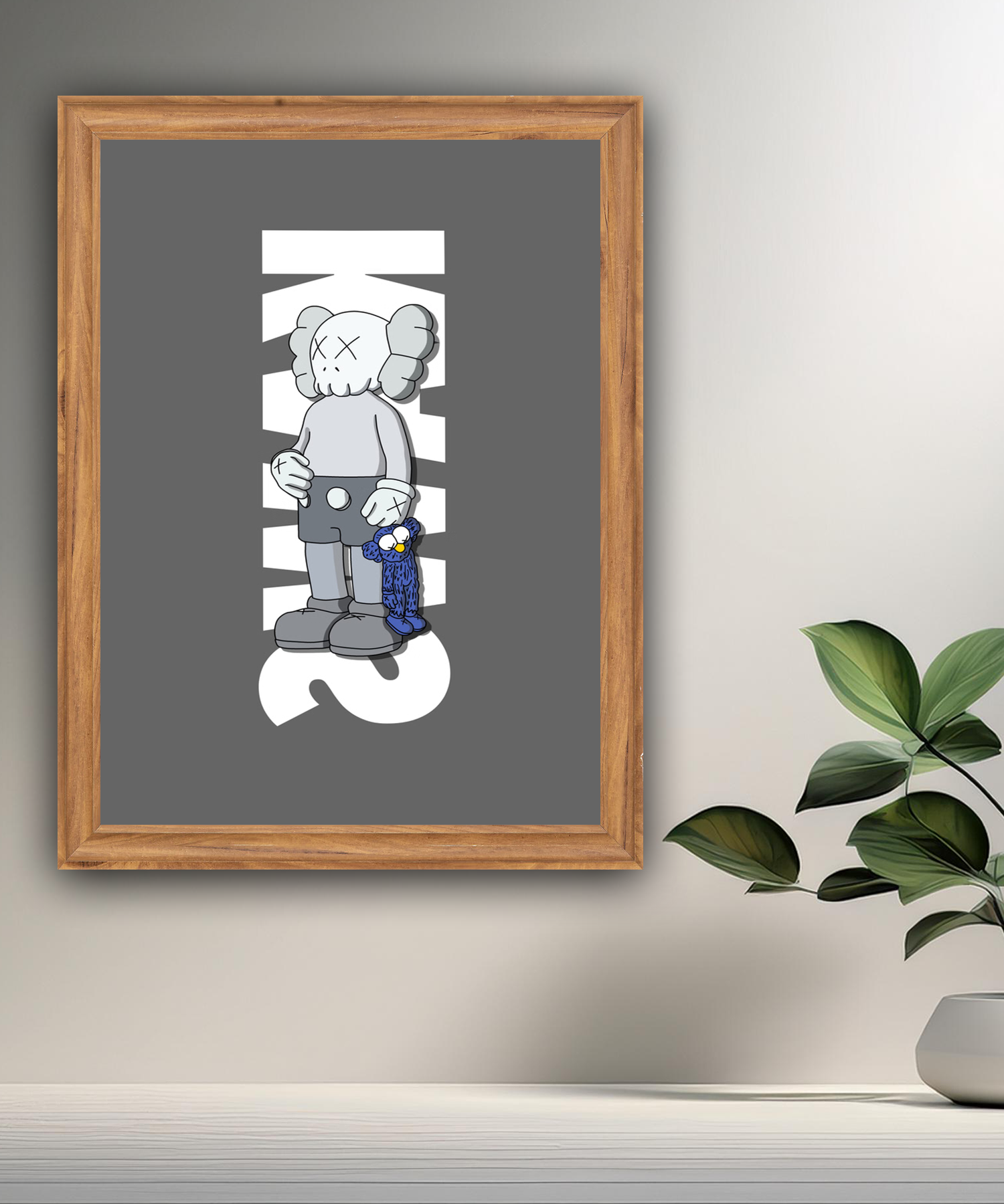 Poster Kaws peluche