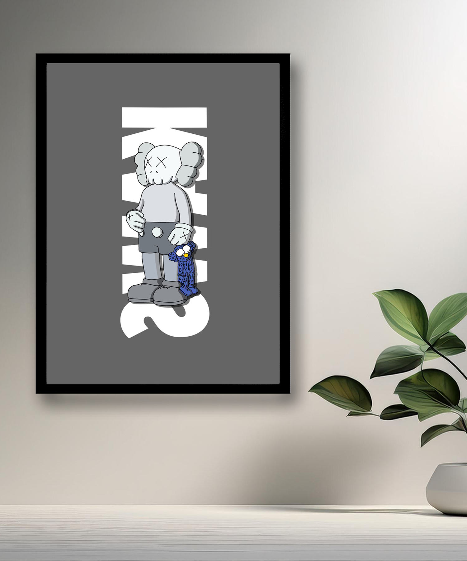 Poster Kaws peluche