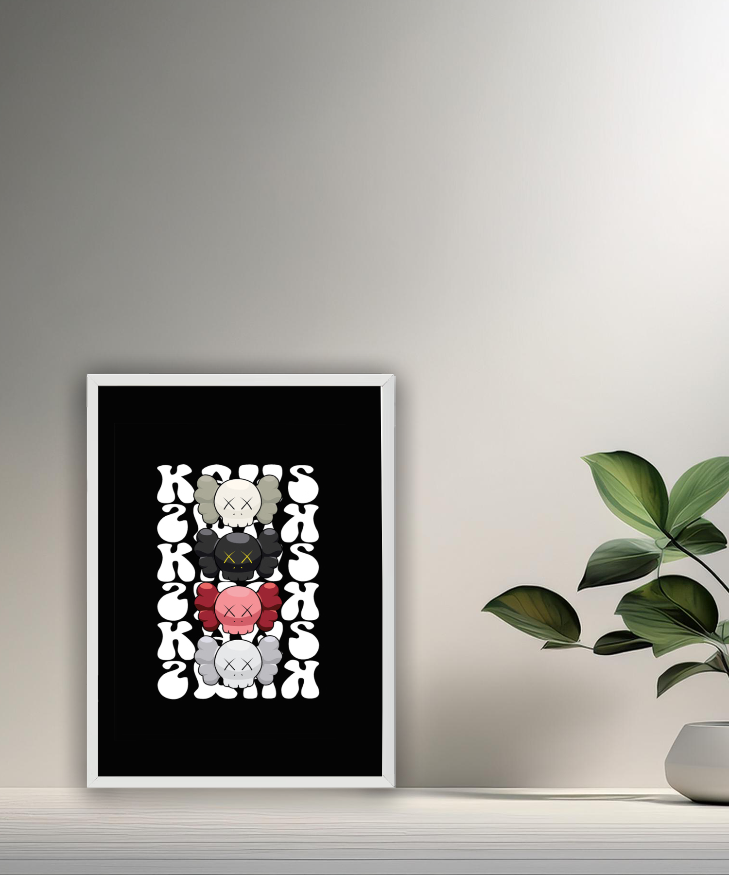 Poster Kaws head