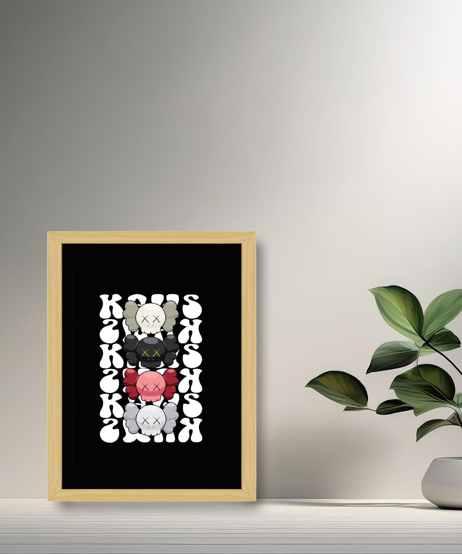 Poster Kaws head