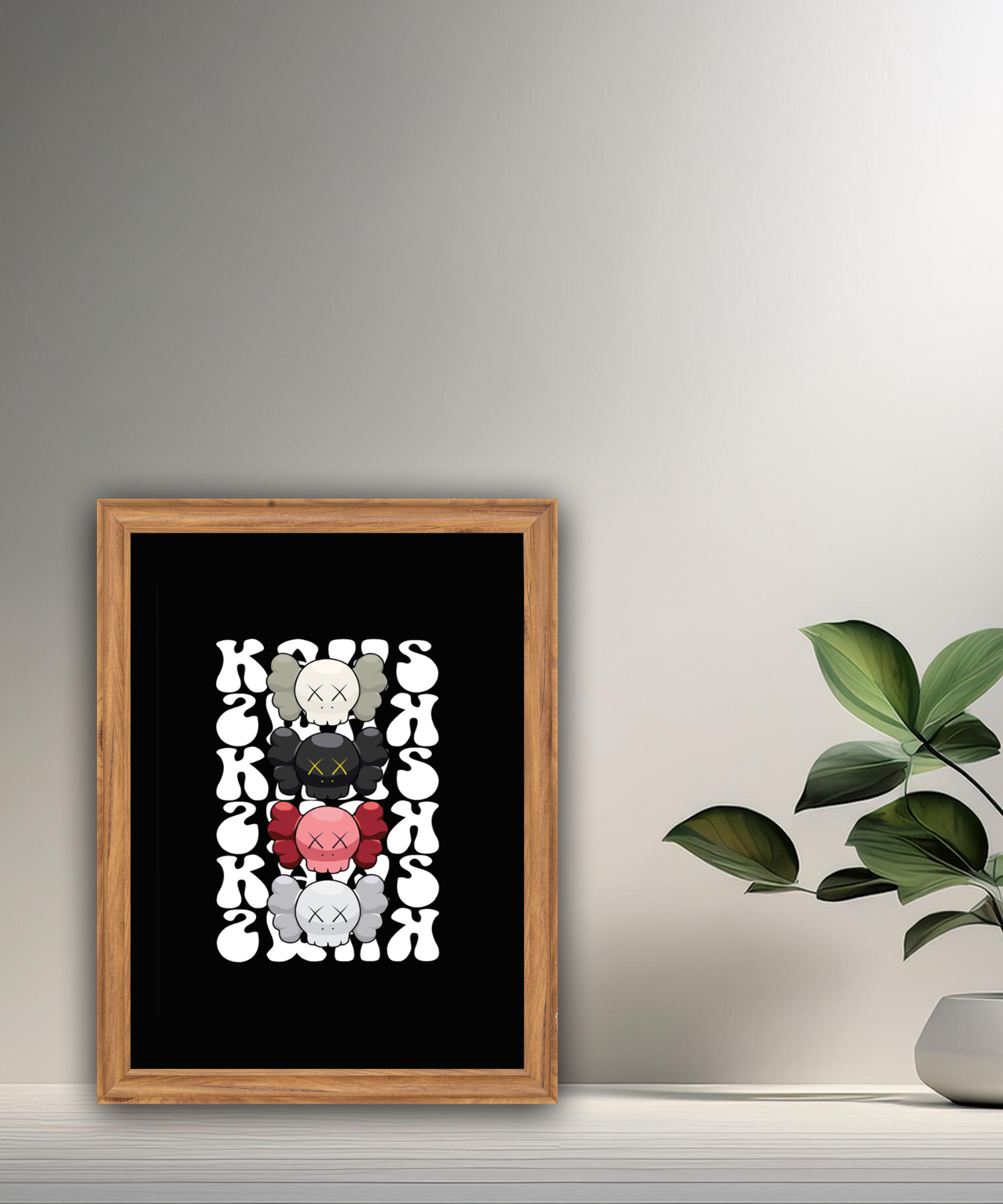 Poster Kaws head