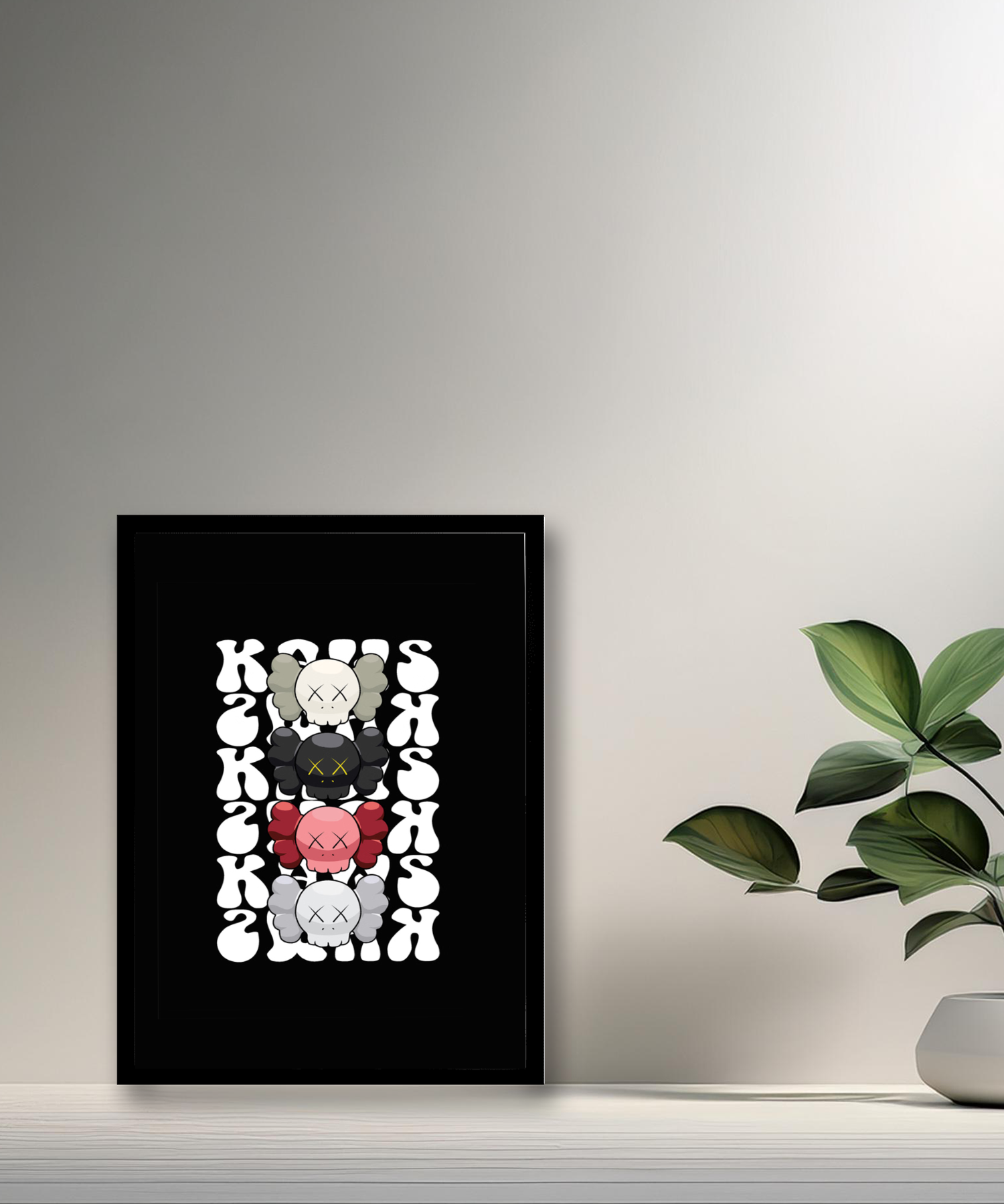 Poster Kaws head