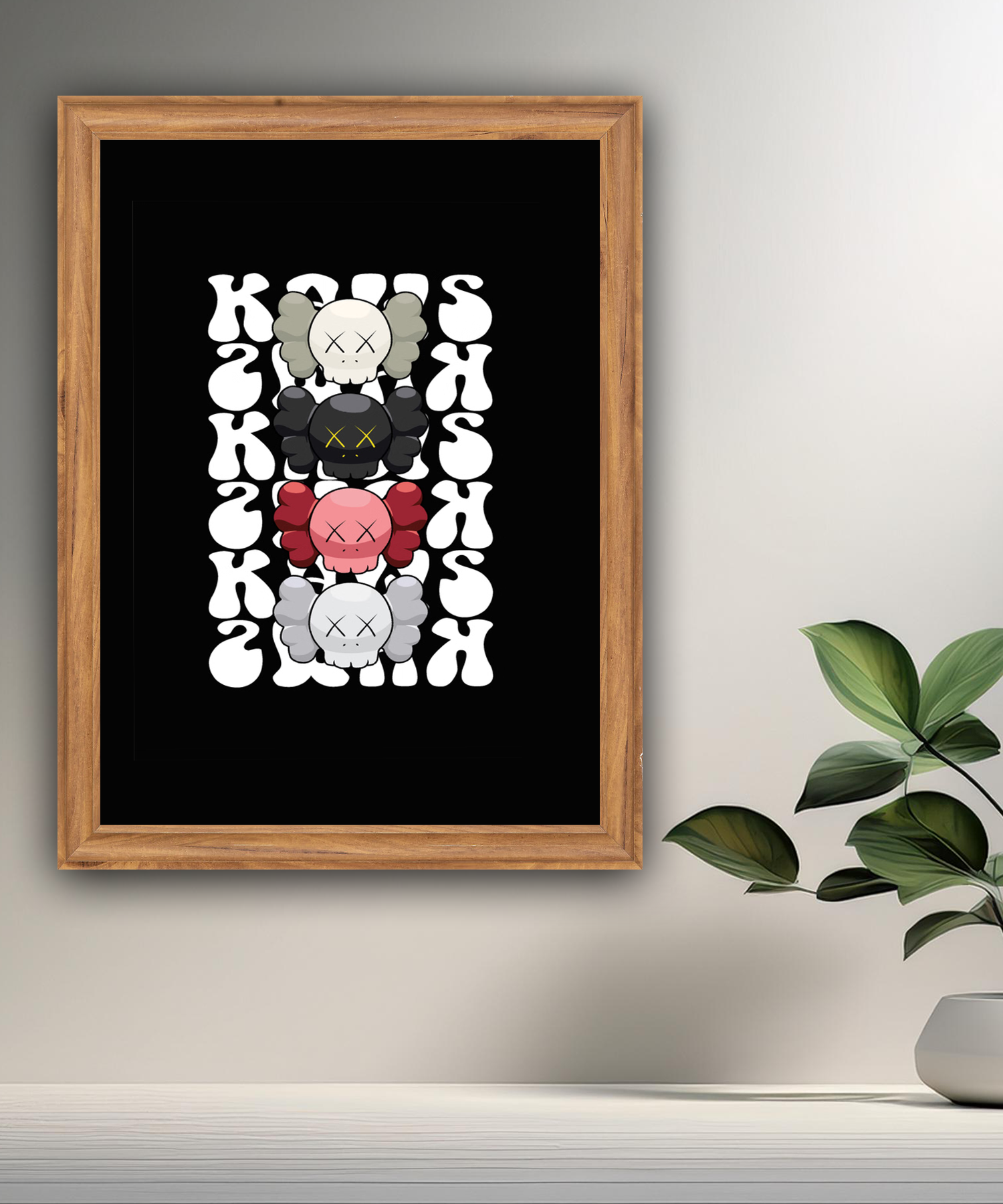 Poster Kaws head