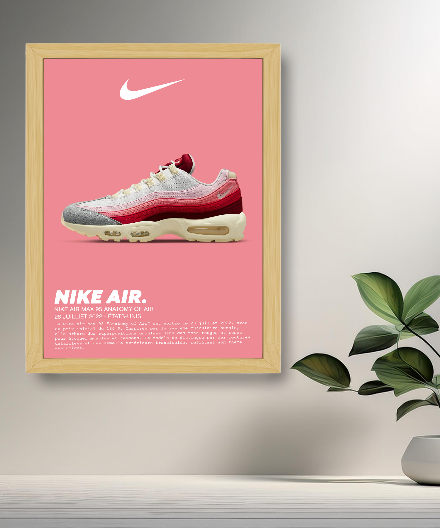 Nike Air Max 95 Anatomy of Air Fotorahmen