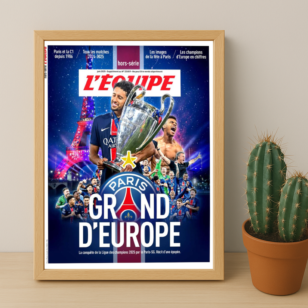 Cadre photo L'Equipe Paris Grand Europe