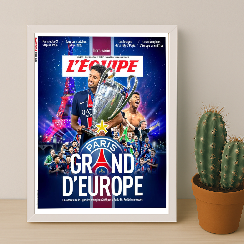 Cadre photo L'Equipe Paris Grand Europe