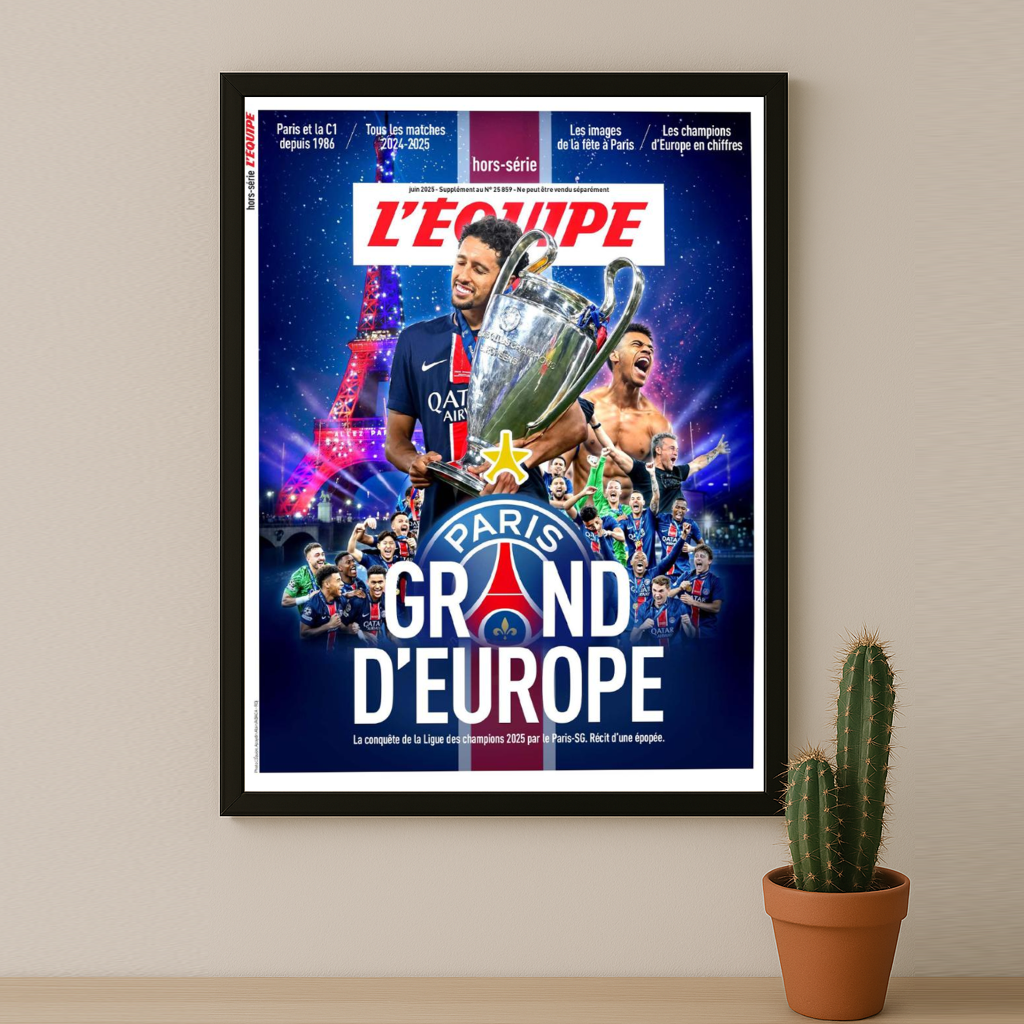 Cadre photo L'Equipe Paris Grand Europe