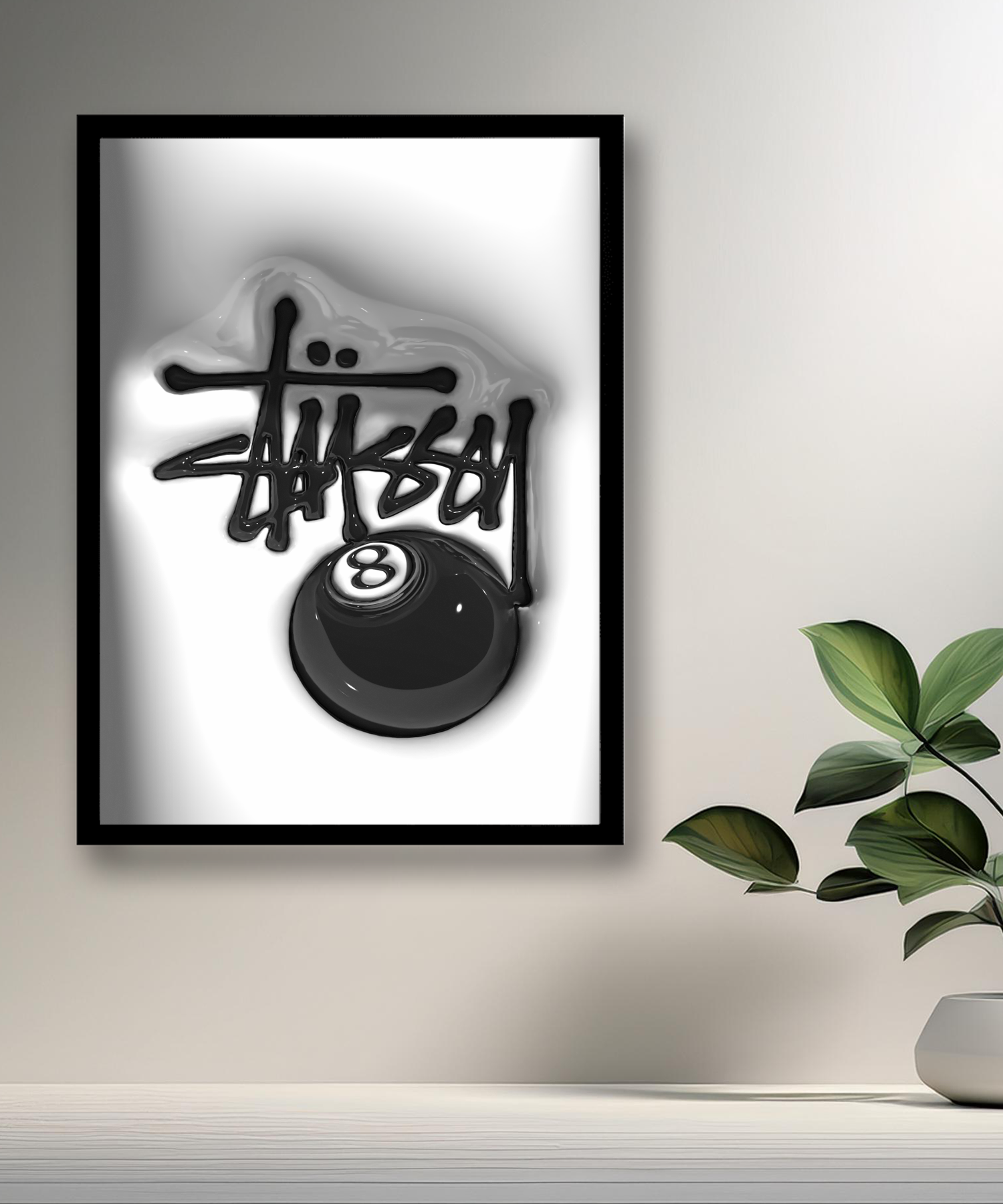 Stüssy 8-Logo-Fotorahmen